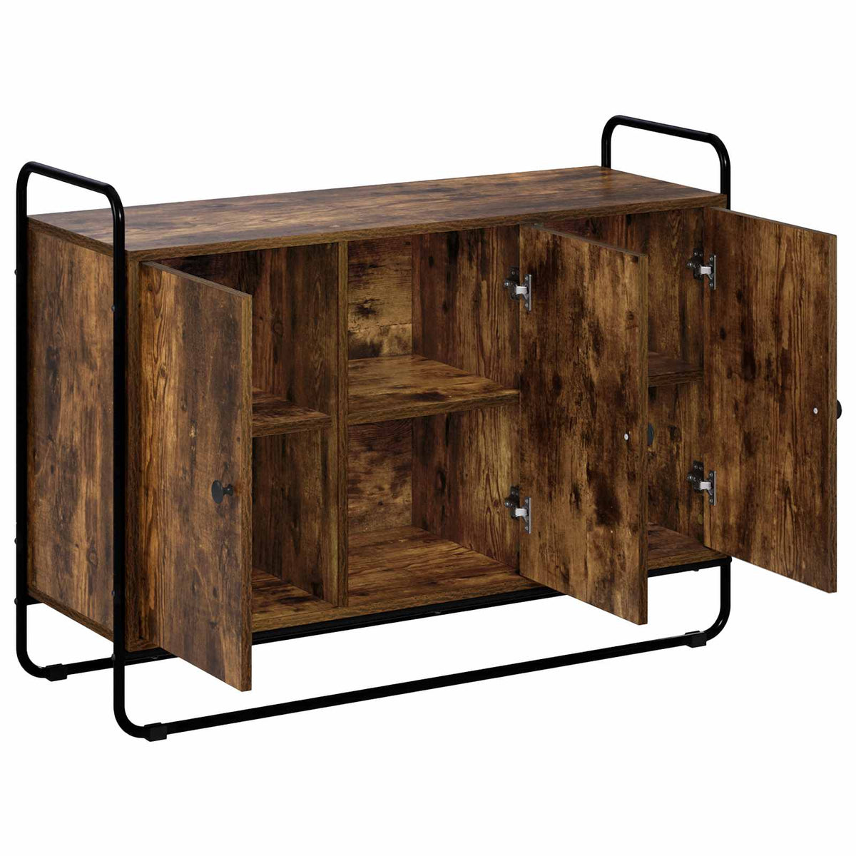 skænk Røget eg 102 x 35 x 75 cm Konstrueret træ
