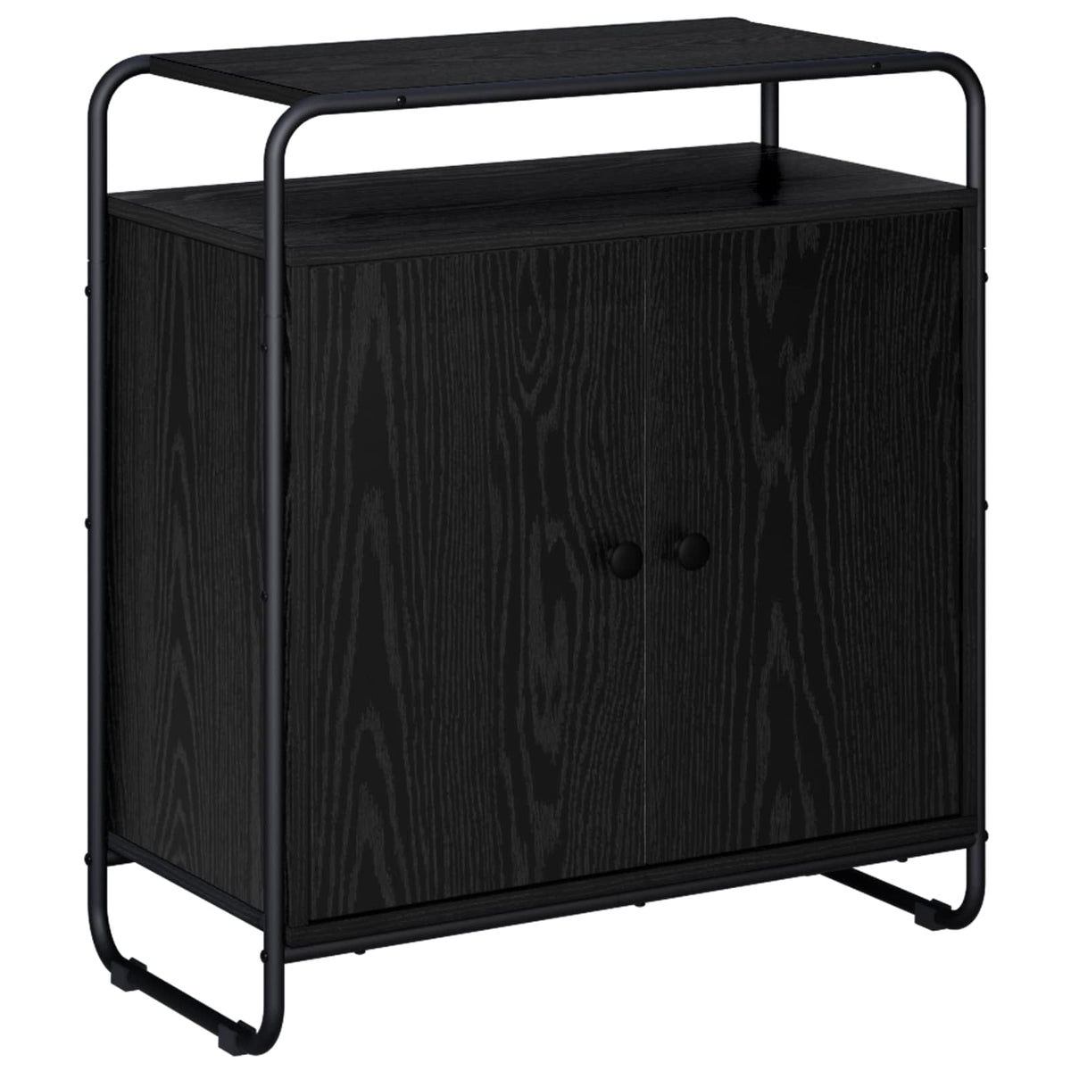 Skænk Sort eg 68 x 35 x 75 cm Konstrueret træ