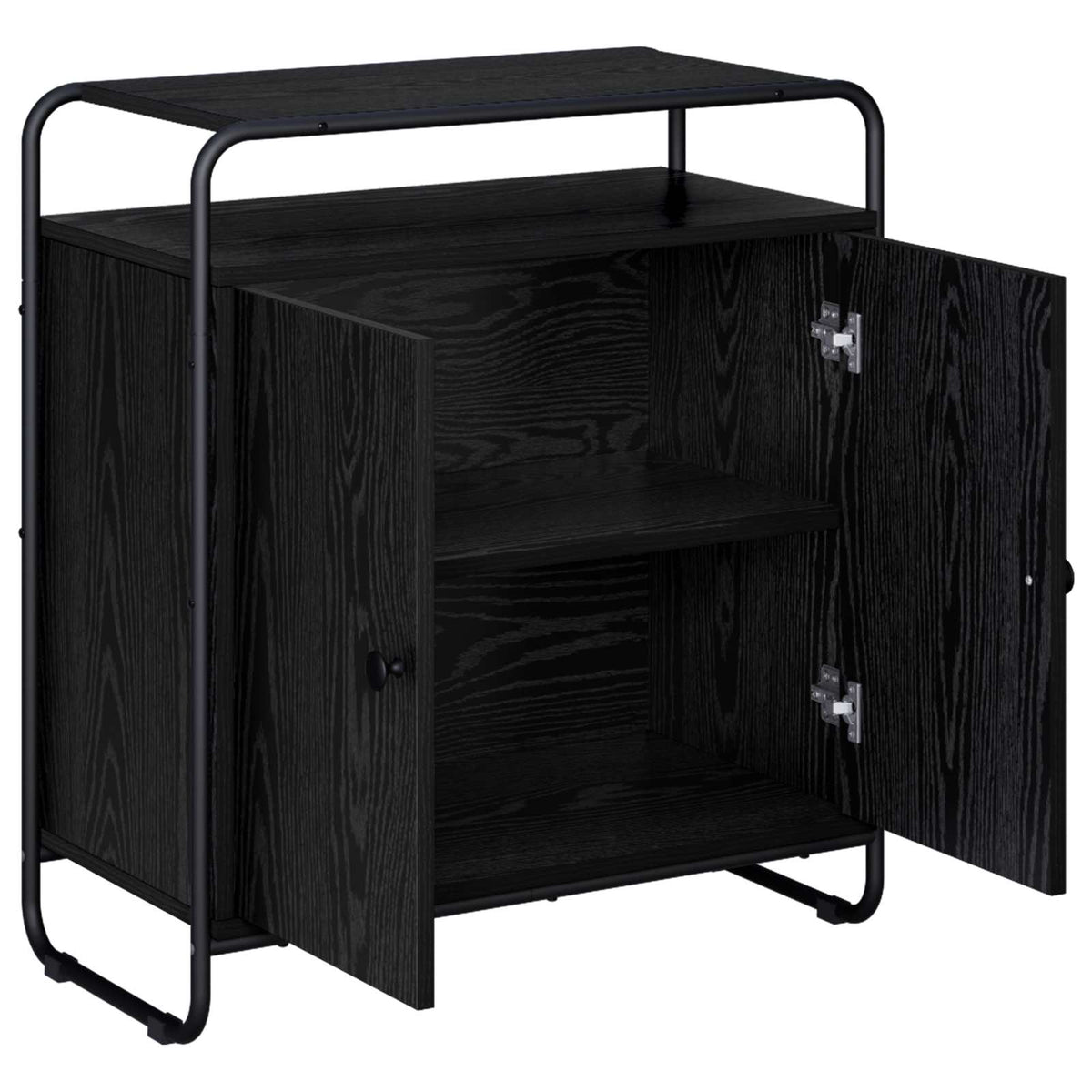 Skænk Sort eg 68 x 35 x 75 cm Konstrueret træ