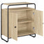 Skænk Sonoma-eg 68 x 35 x 75 cm Konstrueret træ
