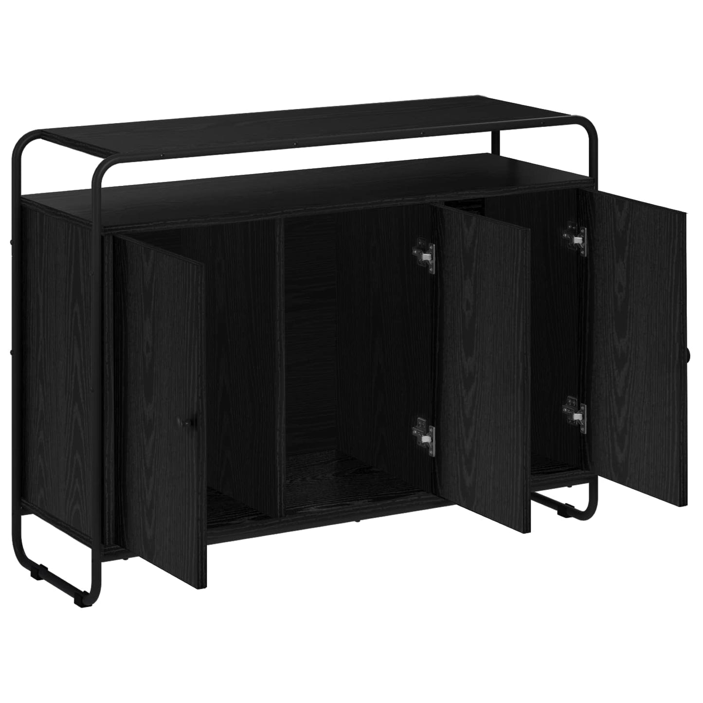 Skænk Sort eg 102 x 35 x 75 cm Konstrueret træ