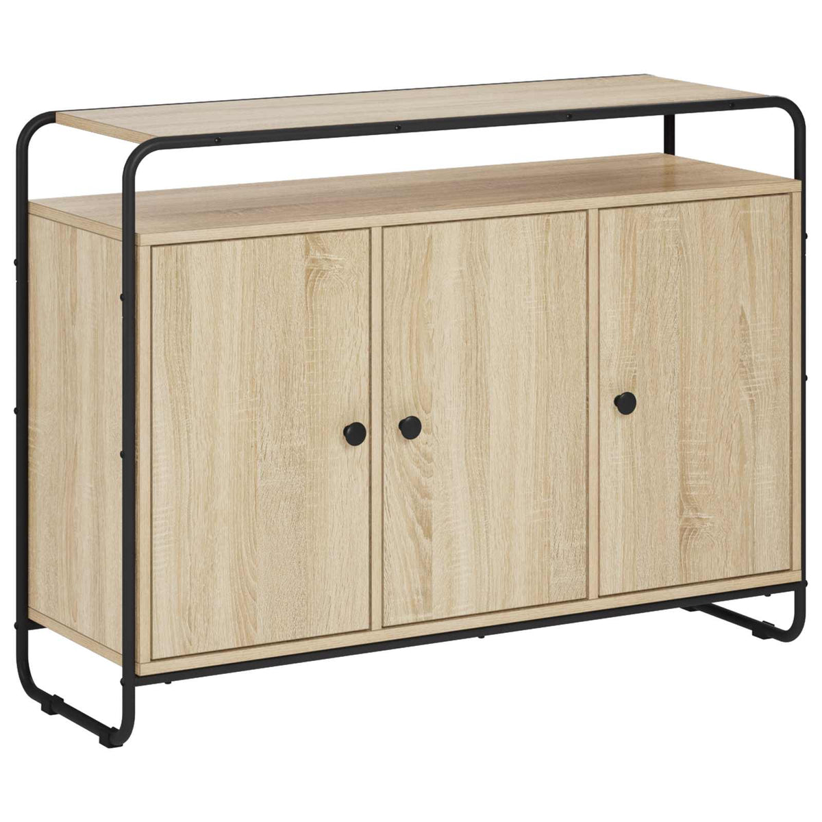 Skænk Sonoma-eg 102 x 35 x 75 cm Konstrueret træ