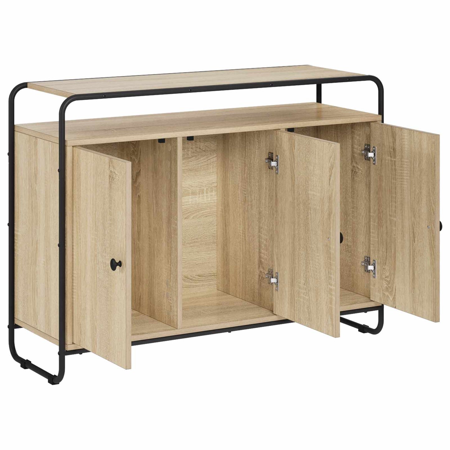 Skænk Sonoma-eg 102 x 35 x 75 cm Konstrueret træ