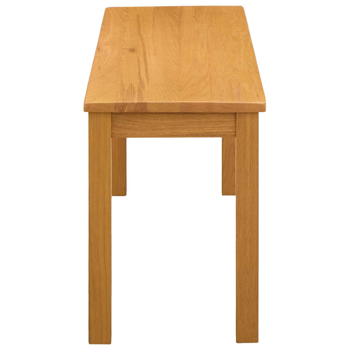 Spisebænk 95 x 32 x 45 cm Massivt Eg Træ Naturfarvet