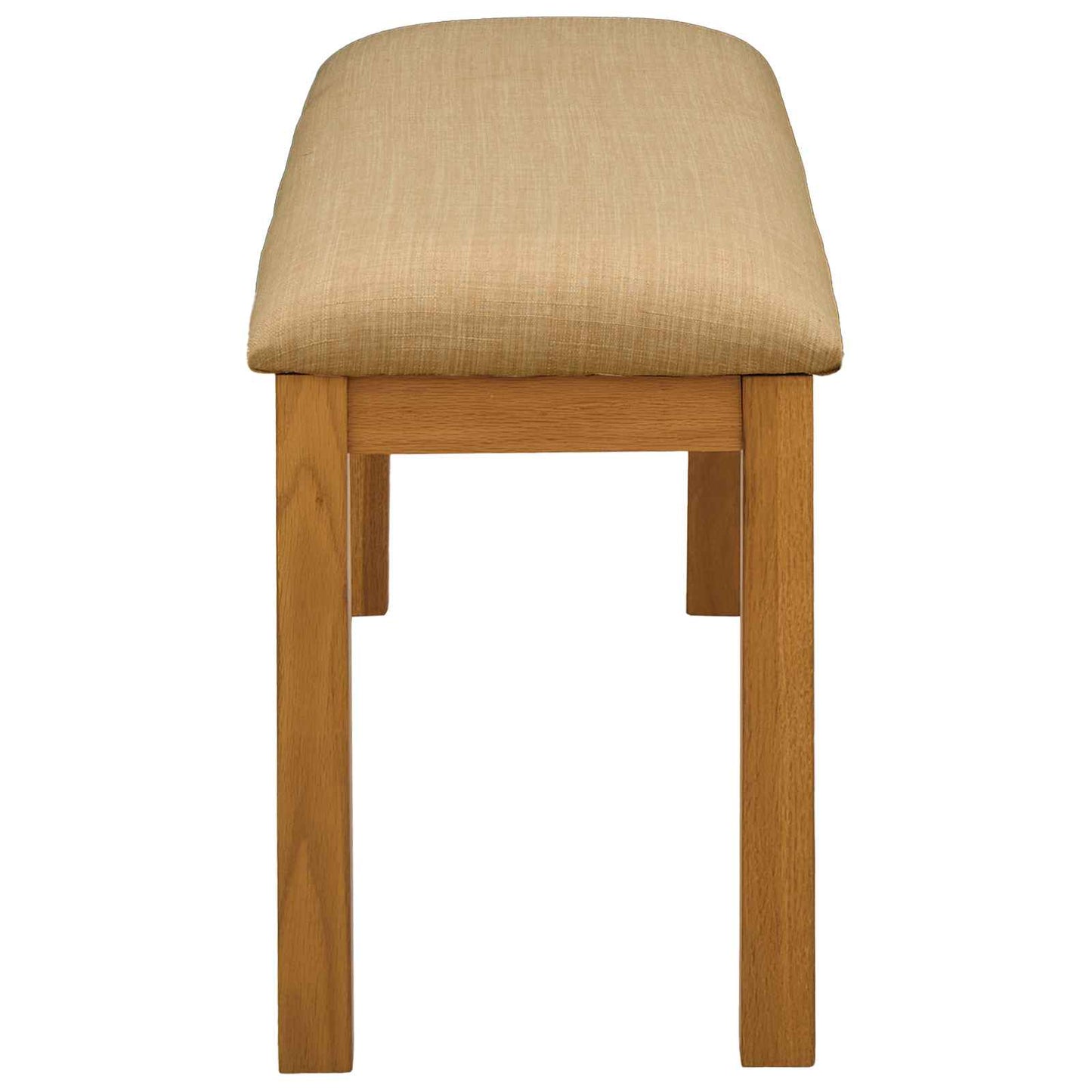 Spisebænk 95 x 32 x 45 cm Massivt Eg Træ Beige