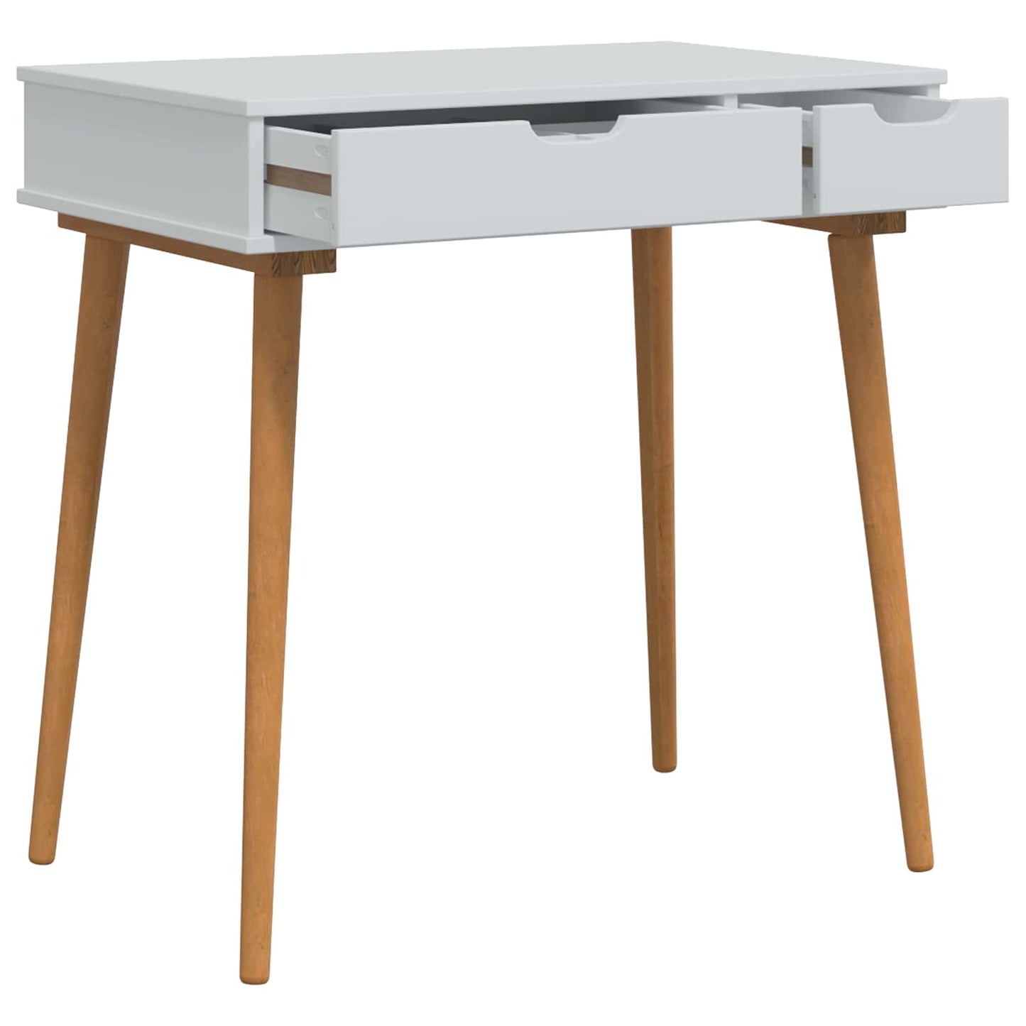 Makeupbord Sæt FAUSKE 2 stk. Hvid 76 x 50 x 143 cm