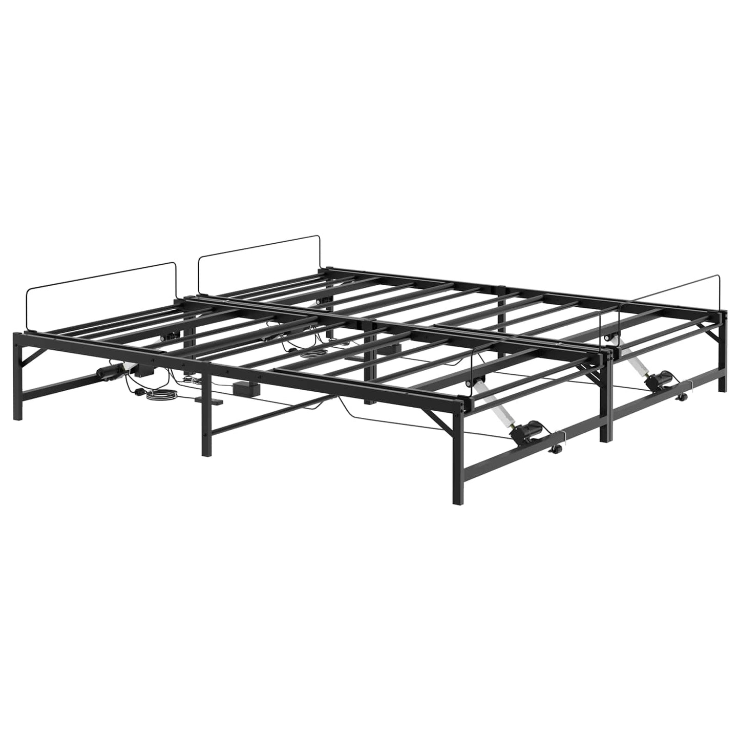 Elektrisk Justerbar Sengetramme Sort 96 x 200 cm Stål