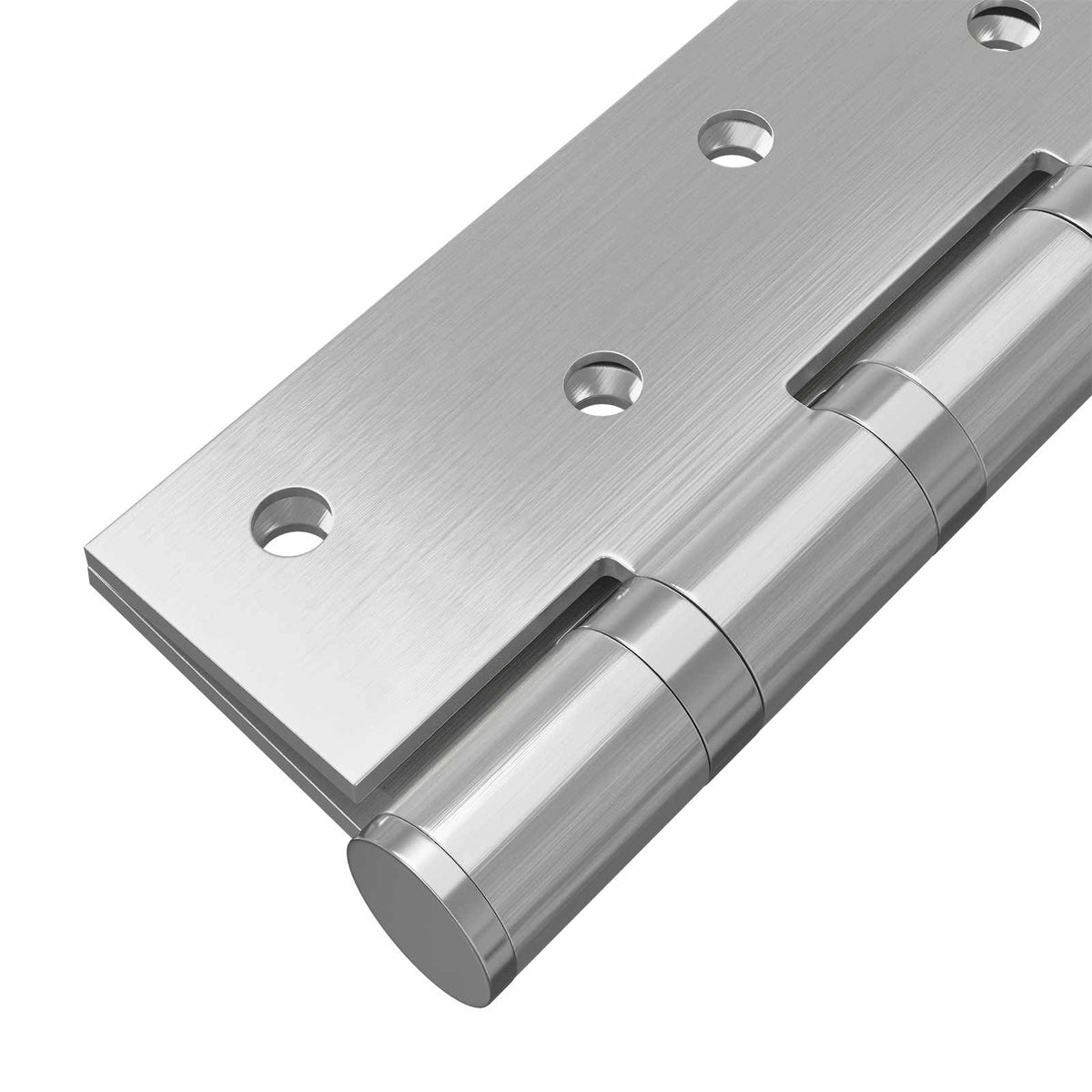 Hængsel 4 stk. 125 x 75 x 13 mm Sølv Stål