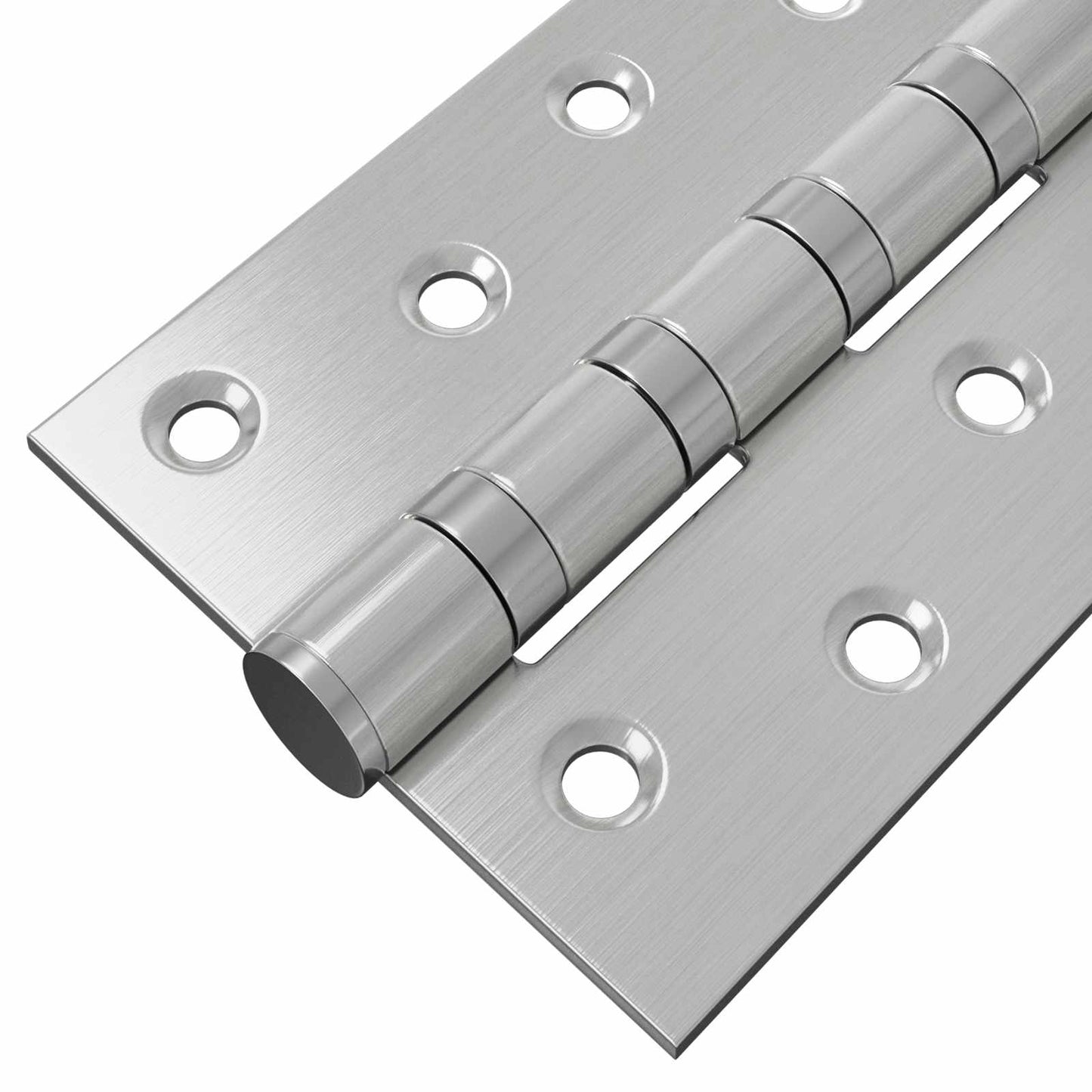 Hængsel 8 stk. 100 x 78 x 13 mm Sølv Stål