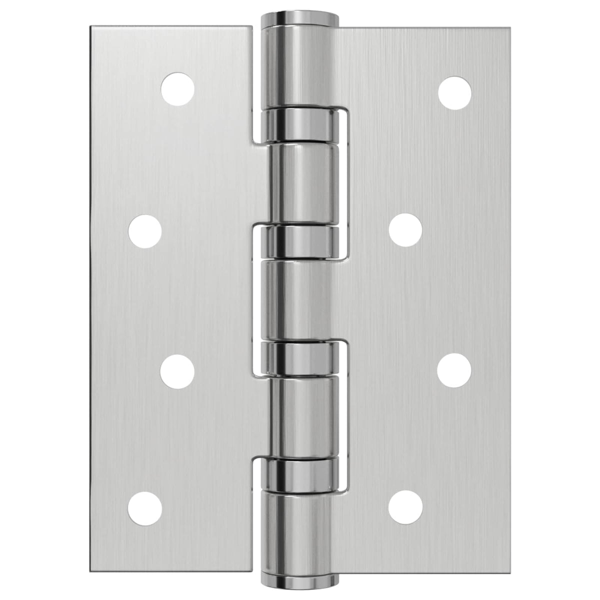 Hængsel 8 stk. 100 x 78 x 13 mm Sølv Stål