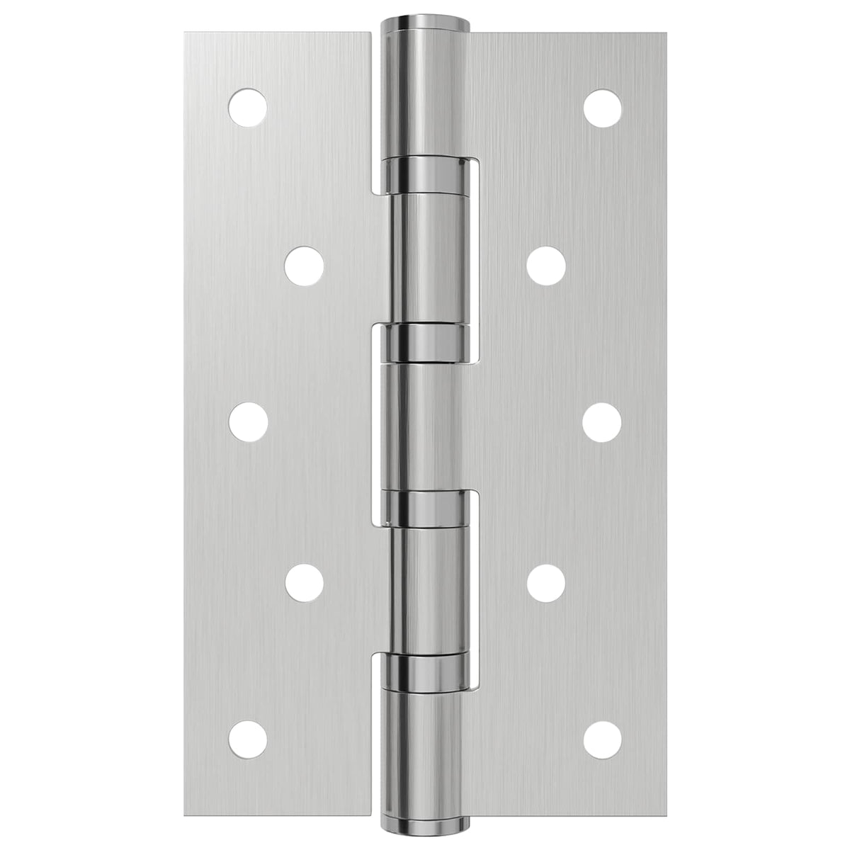 Hængsel 8 stk. 125 x 75 x 13 mm Sølv Stål