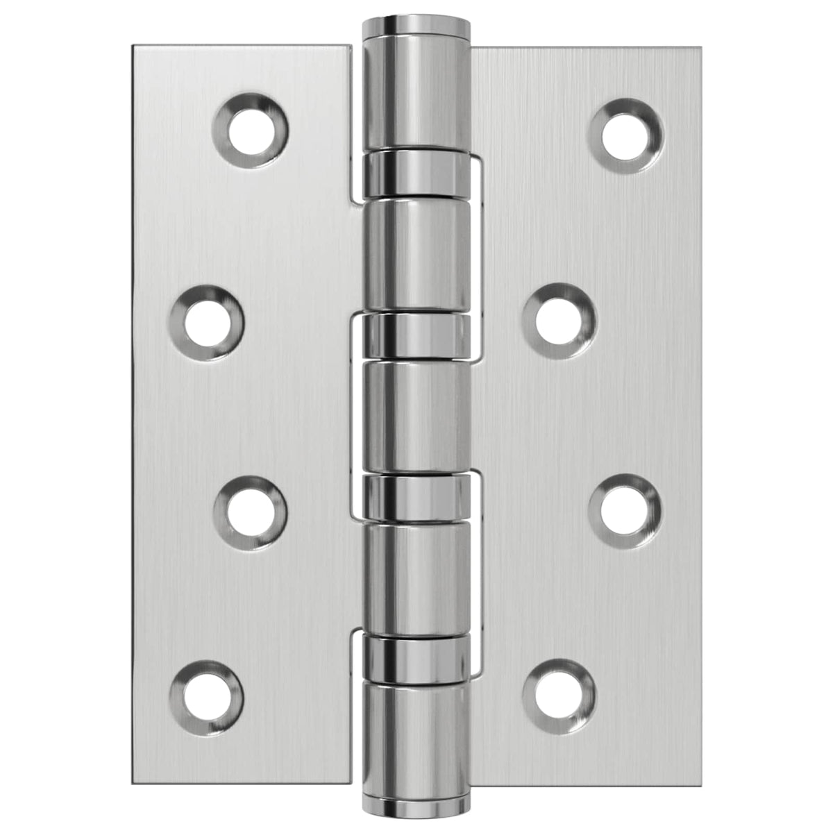 Hængsel 16 stk. 100 x 78 x 13 mm Sølv Stål