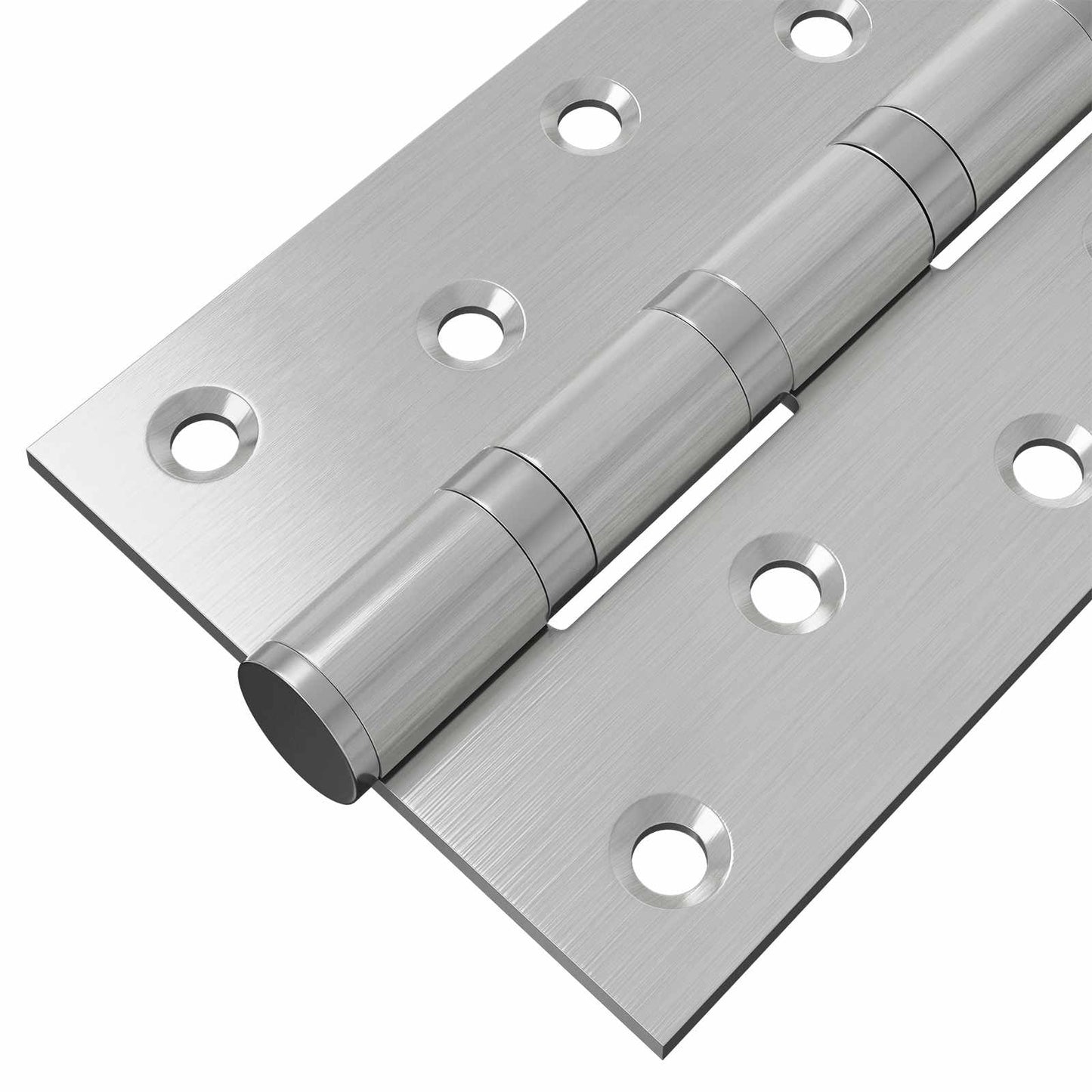 Hængsel 16 stk. 125 x 75 x 13 mm Sølv Stål