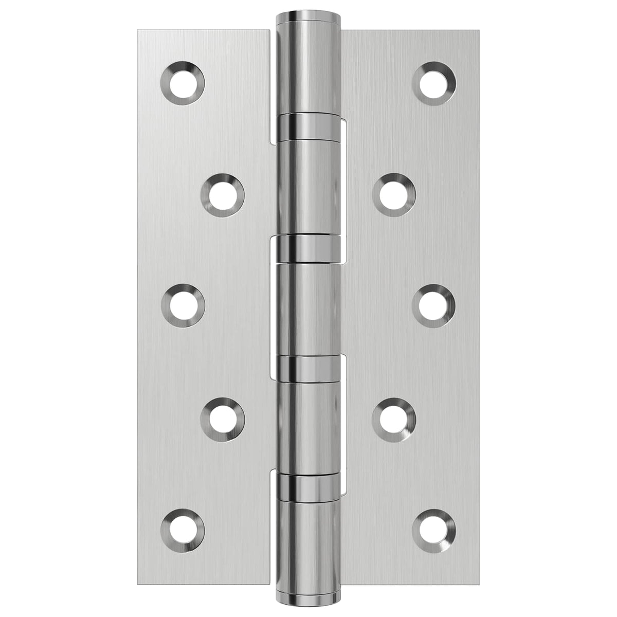 Hængsel 16 stk. 125 x 75 x 13 mm Sølv Stål
