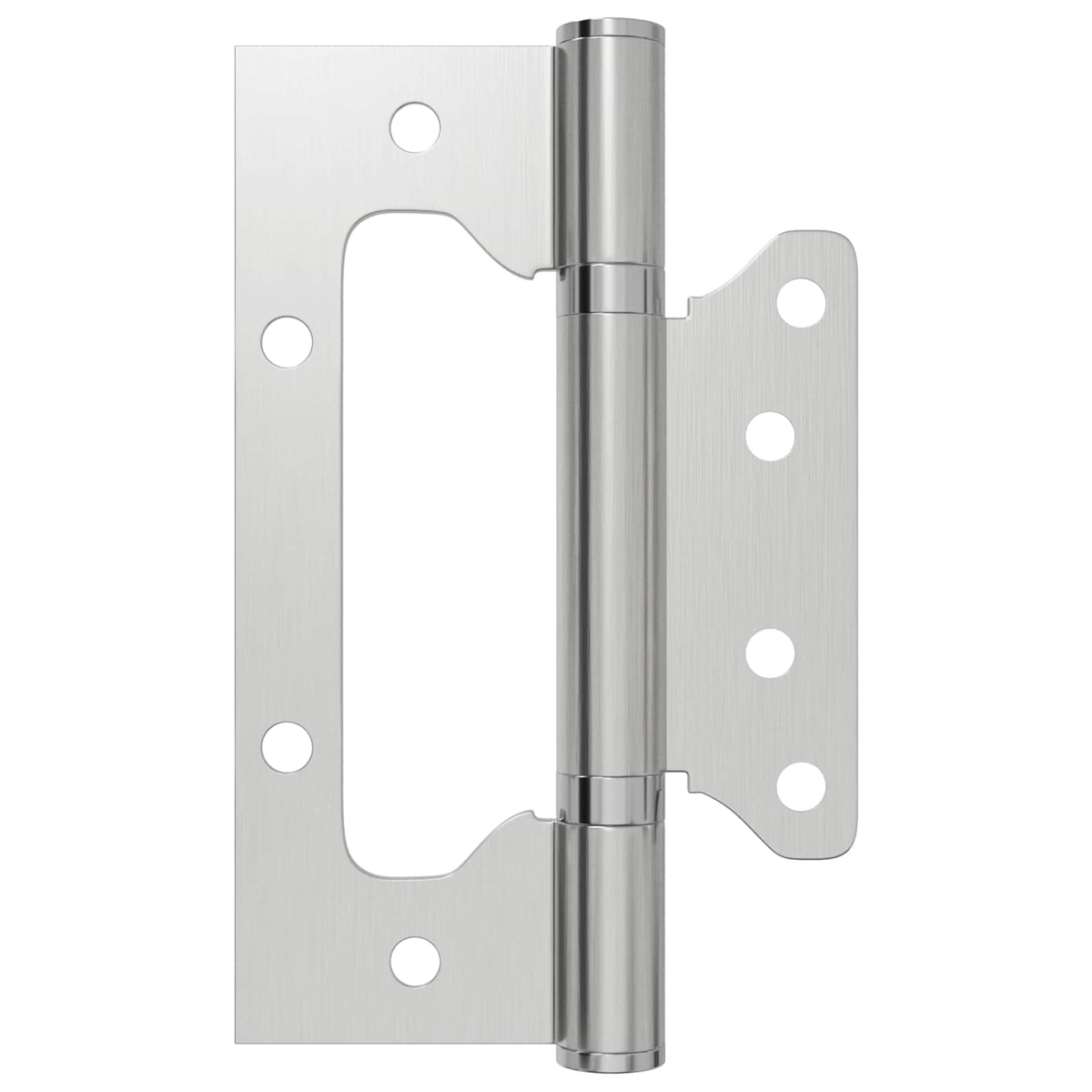 Hængsel 4 stk. 125 x 78 x 13 mm Sølv Stål
