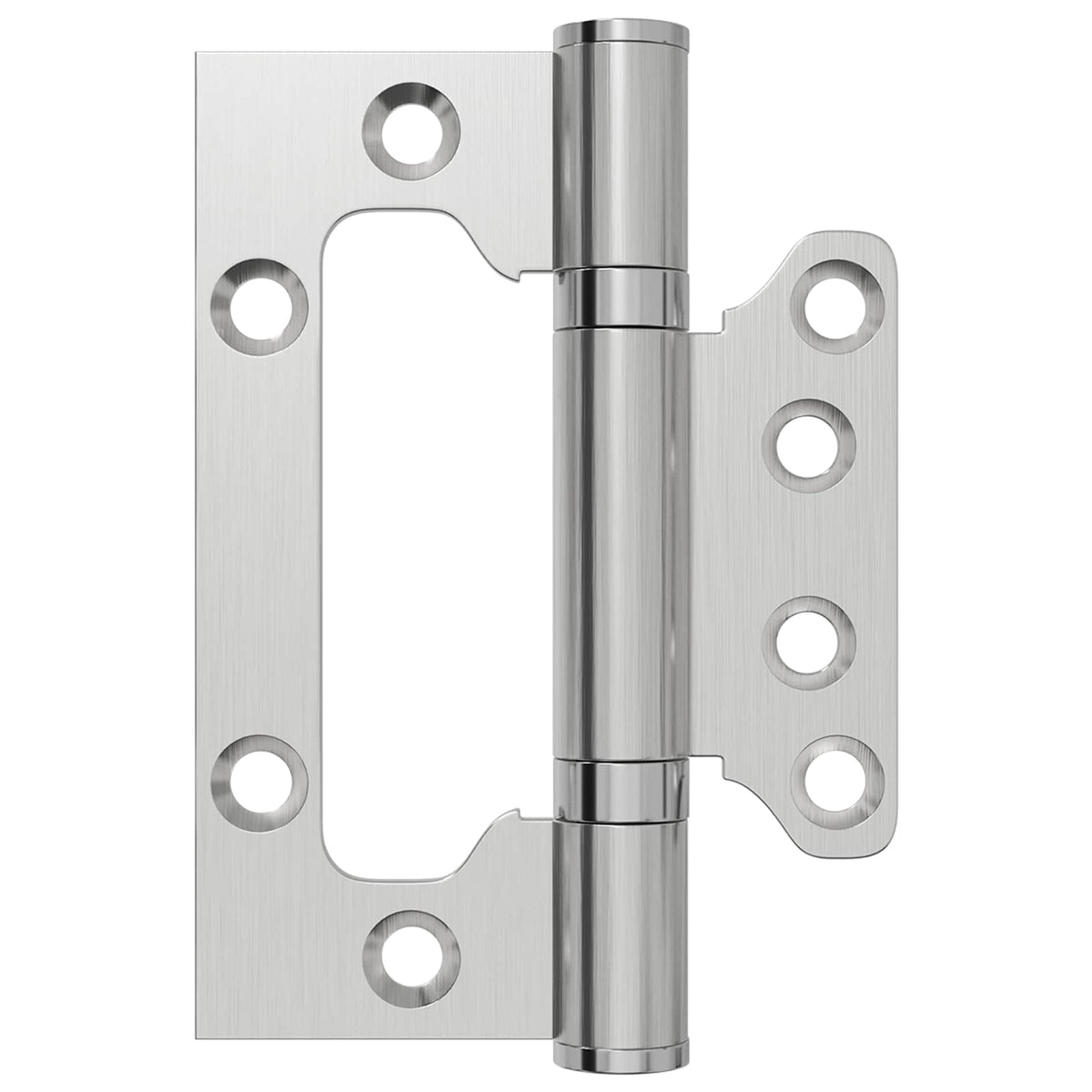 Hængsel 8 stk. 100 x 75 x 13 mm Sølv Stål