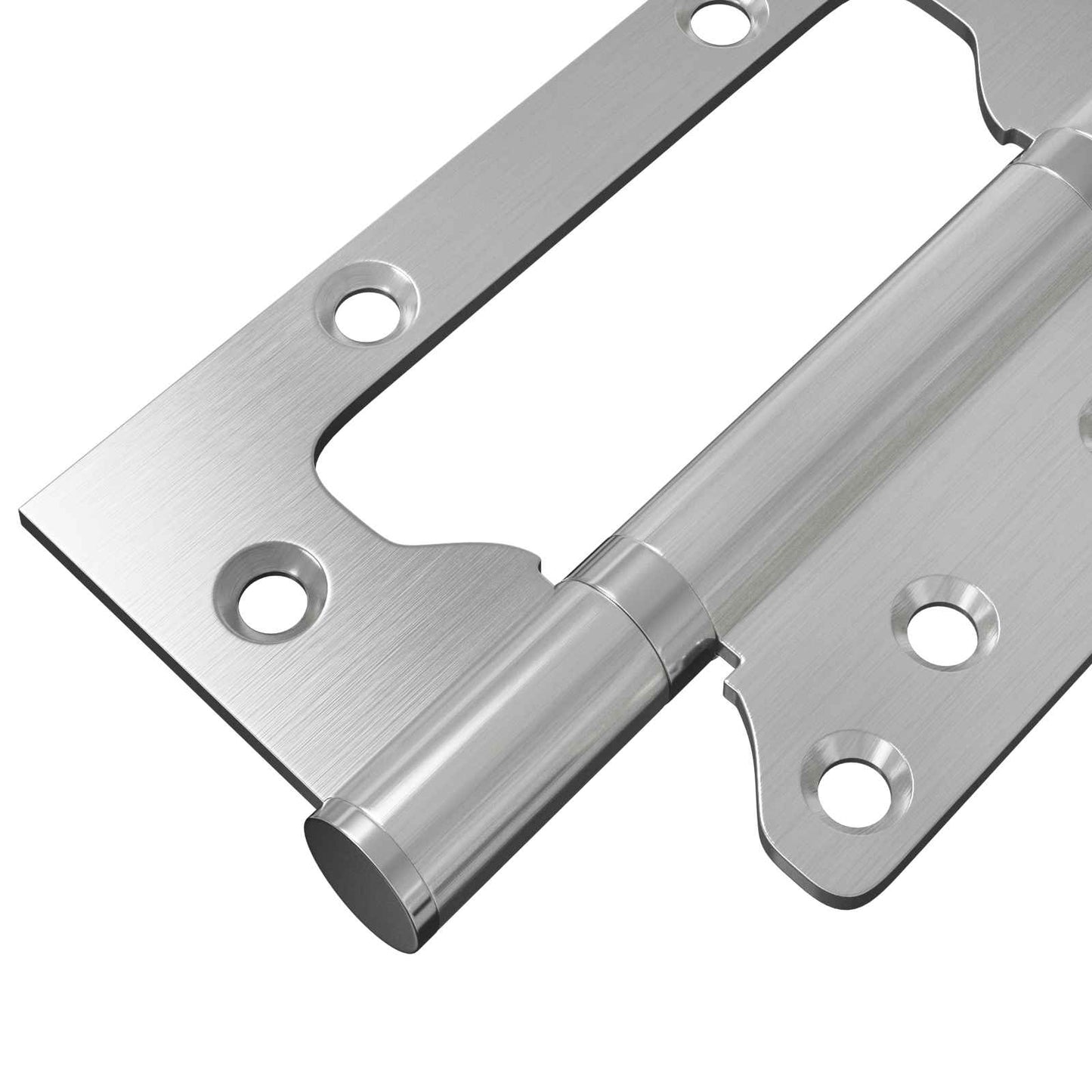 Hængsel 8 stk. 125 x 78 x 13 mm Sølv Stål
