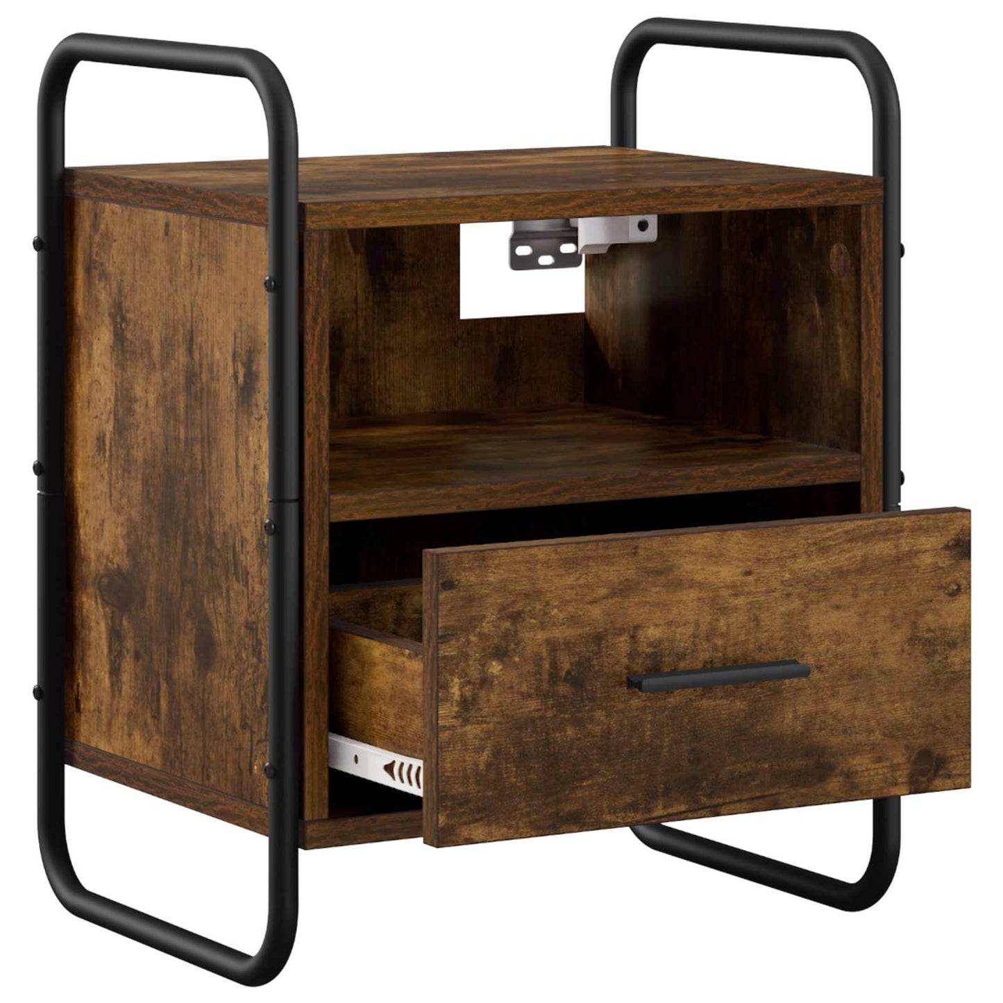 Hængende Natbord Røget eg 40 x 30 x 50 cm Konstrueret træ