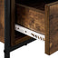 Sofabord Røget eg 99,5 x 49 x 46 cm Konstrueret træ