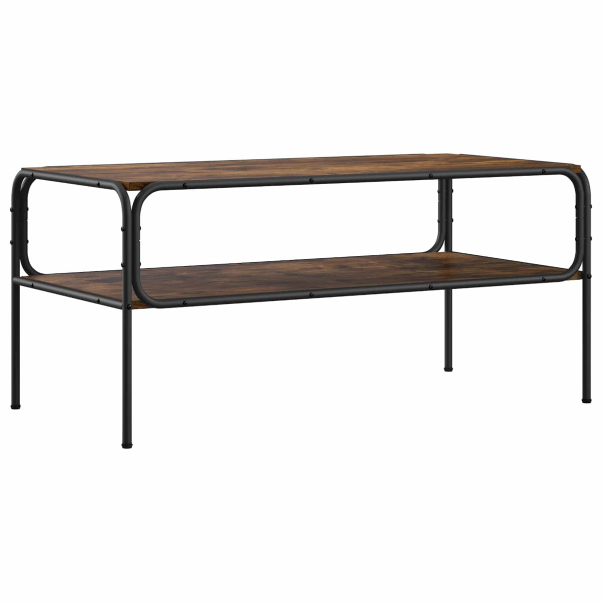 Sidebord Røget eg 100 x 50 x 46 cm Konstrueret træ