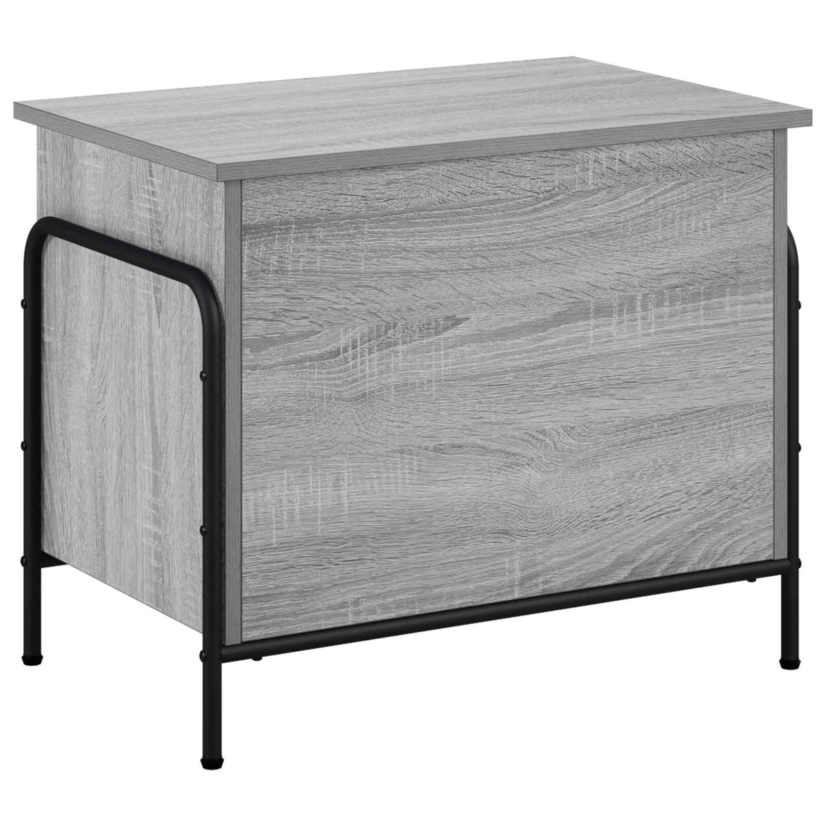 Opbevaringskasse Grå Sonoma 80 x 40 x 49,5 cm Konstrueret træ
