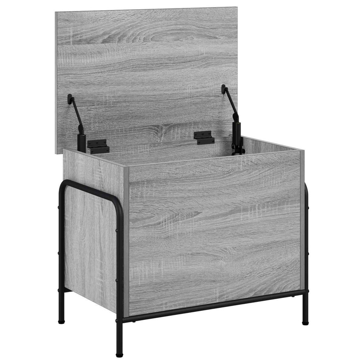 Opbevaringskasse Grå Sonoma 80 x 40 x 49,5 cm Konstrueret træ