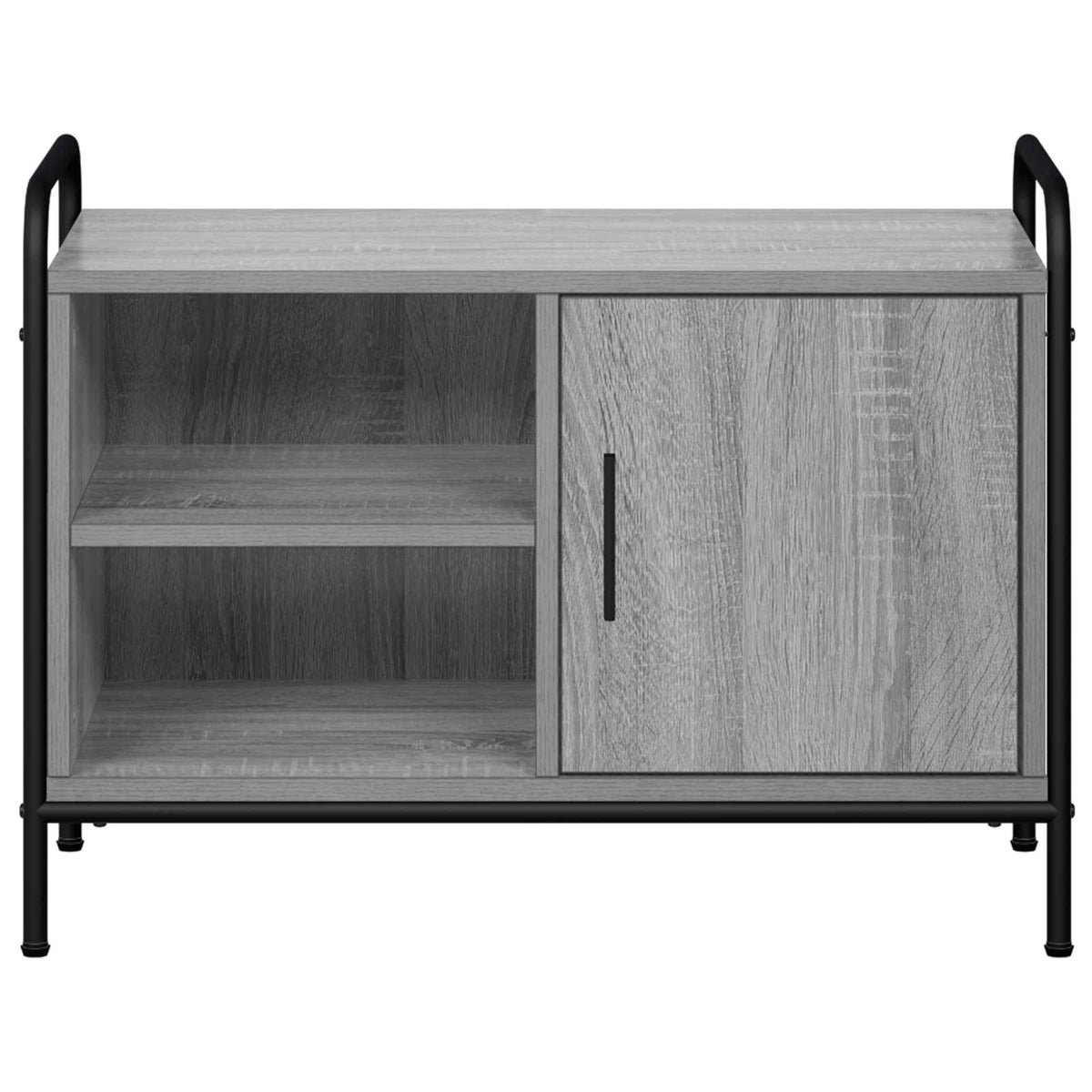 TV-skab 133 x 33 x 50 cm Grå Sonoma Konstrueret træ