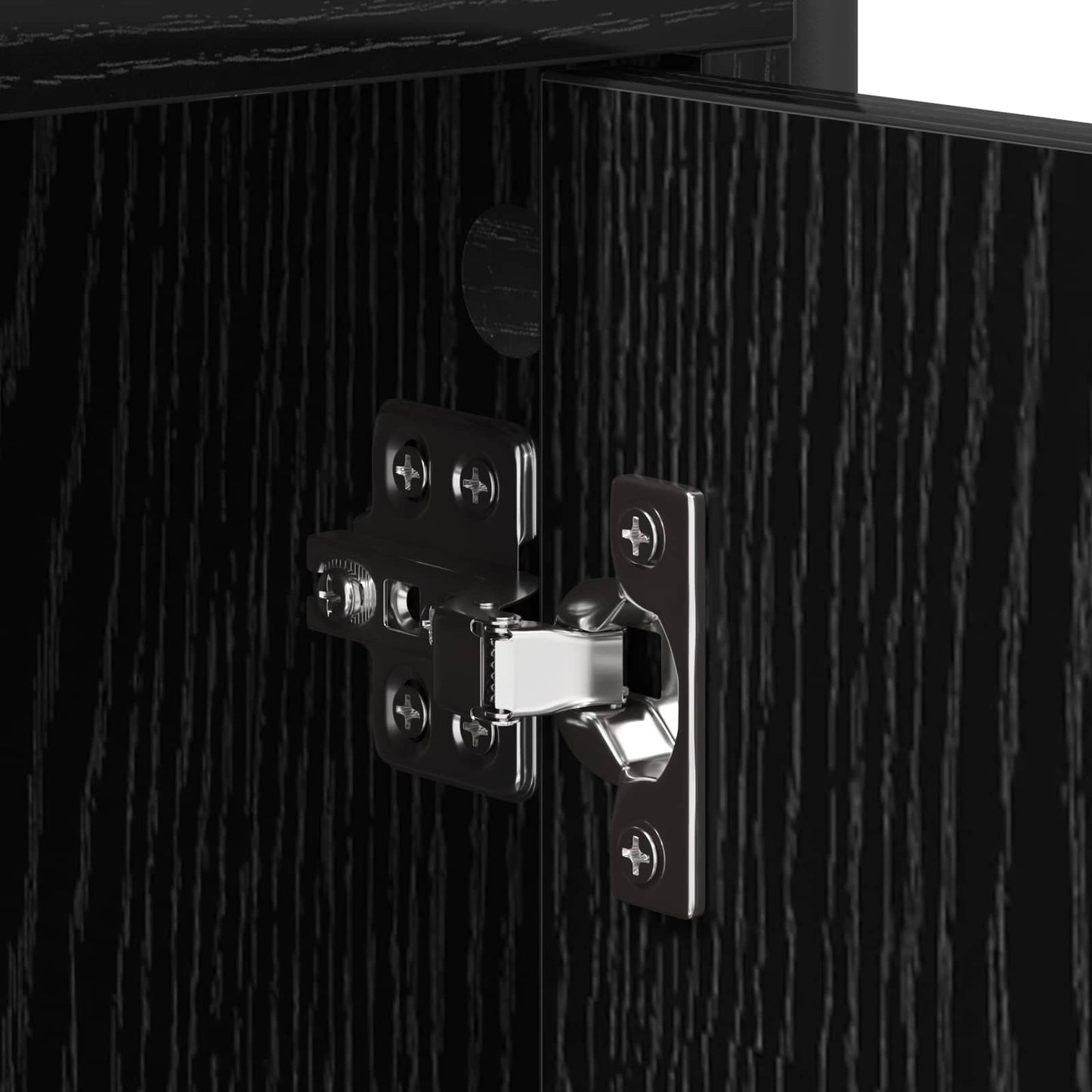 TV-skab 99 x 33 x 50 cm Sort eg Konstrueret træ