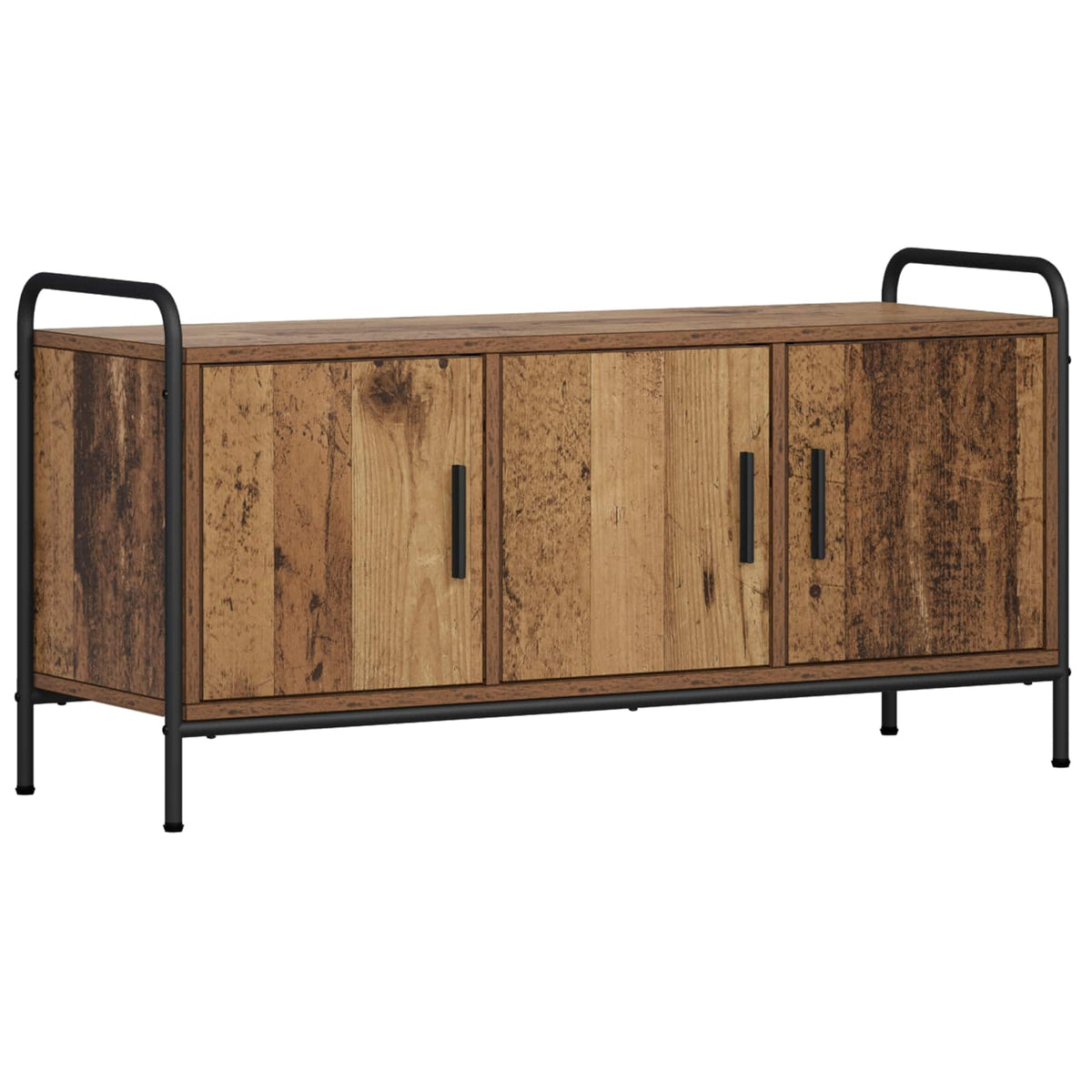 TV-skab 79,5 x 33 x 50 cm Gammelt træ Konstrueret træ