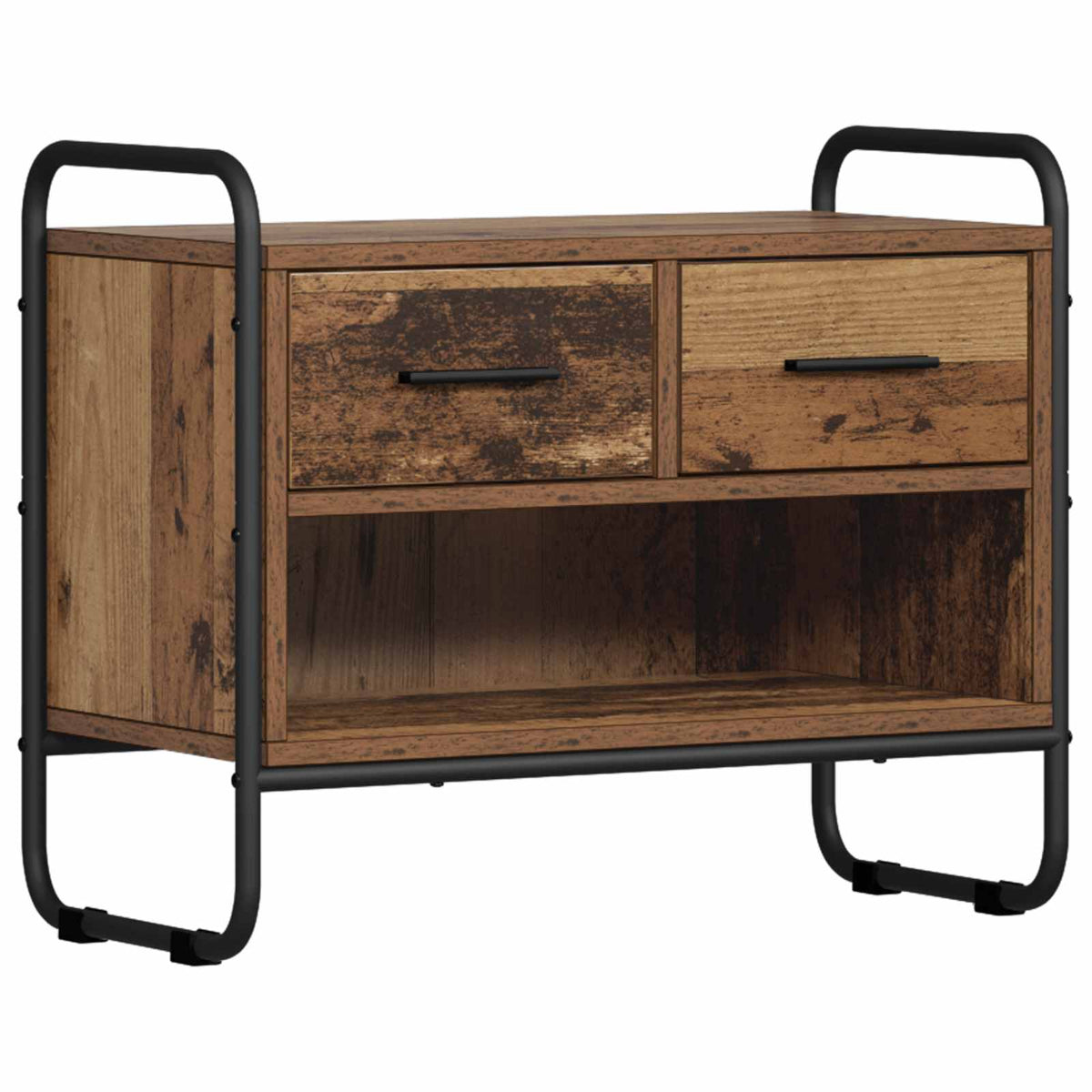 TV-skab 60 x 30 x 50 cm Gammelt træ Konstrueret træ