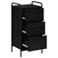 Sideboard Sort eg 97 x 33 x 81 cm Konstrueret træ