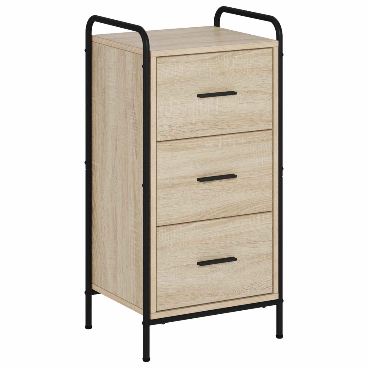 Sideboard Sonoma-eg 97 x 33 x 81 cm Konstrueret træ