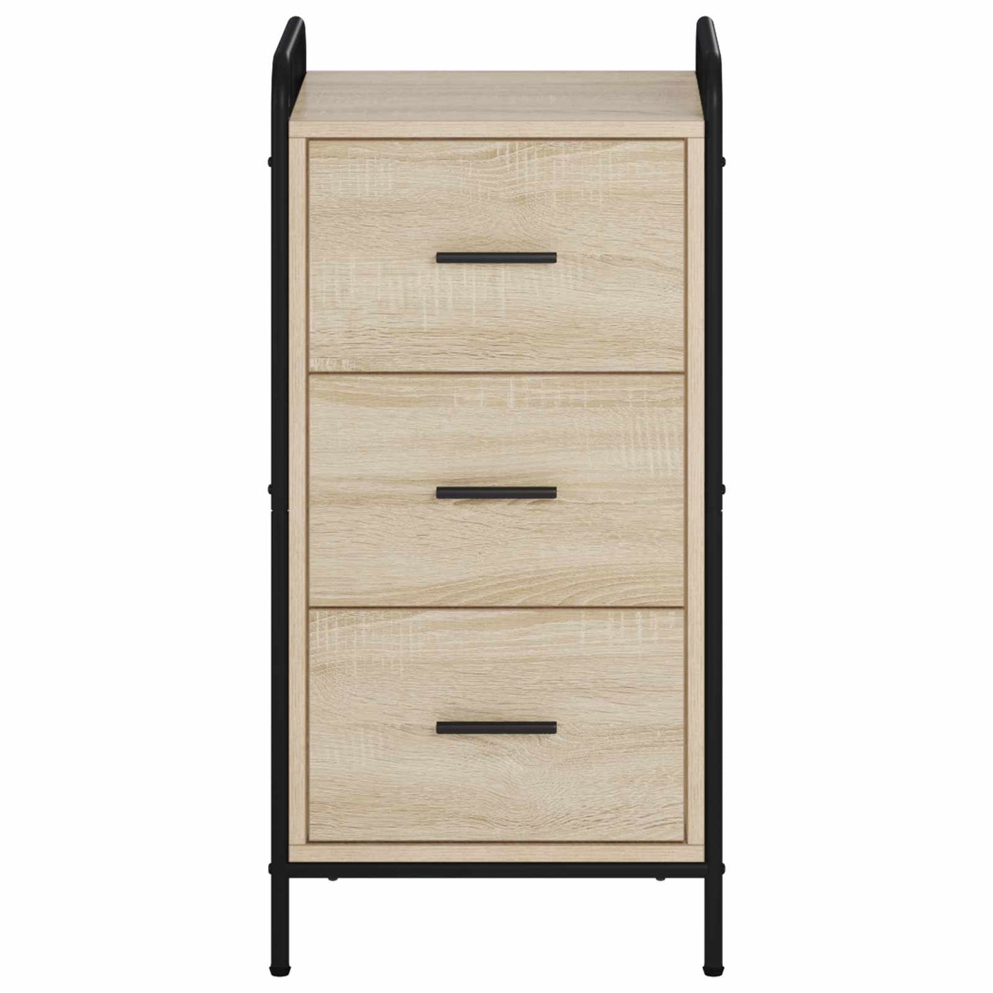 Sideboard Sonoma-eg 97 x 33 x 81 cm Konstrueret træ