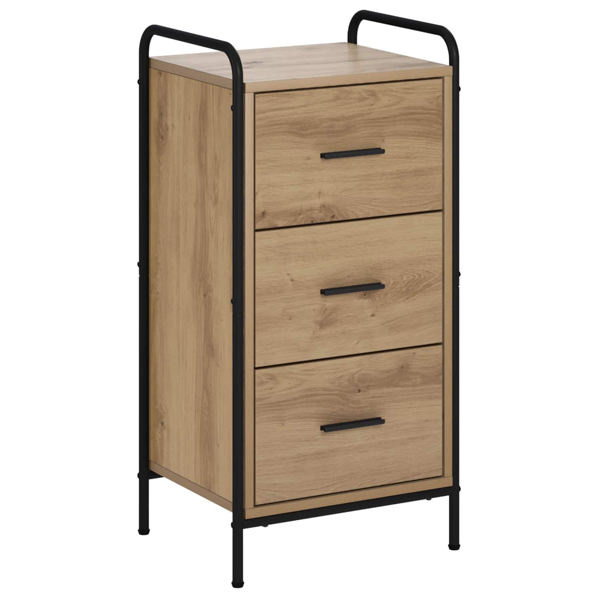 Sideboard Artisan-eg 97 x 33 x 81 cm Konstrueret træ