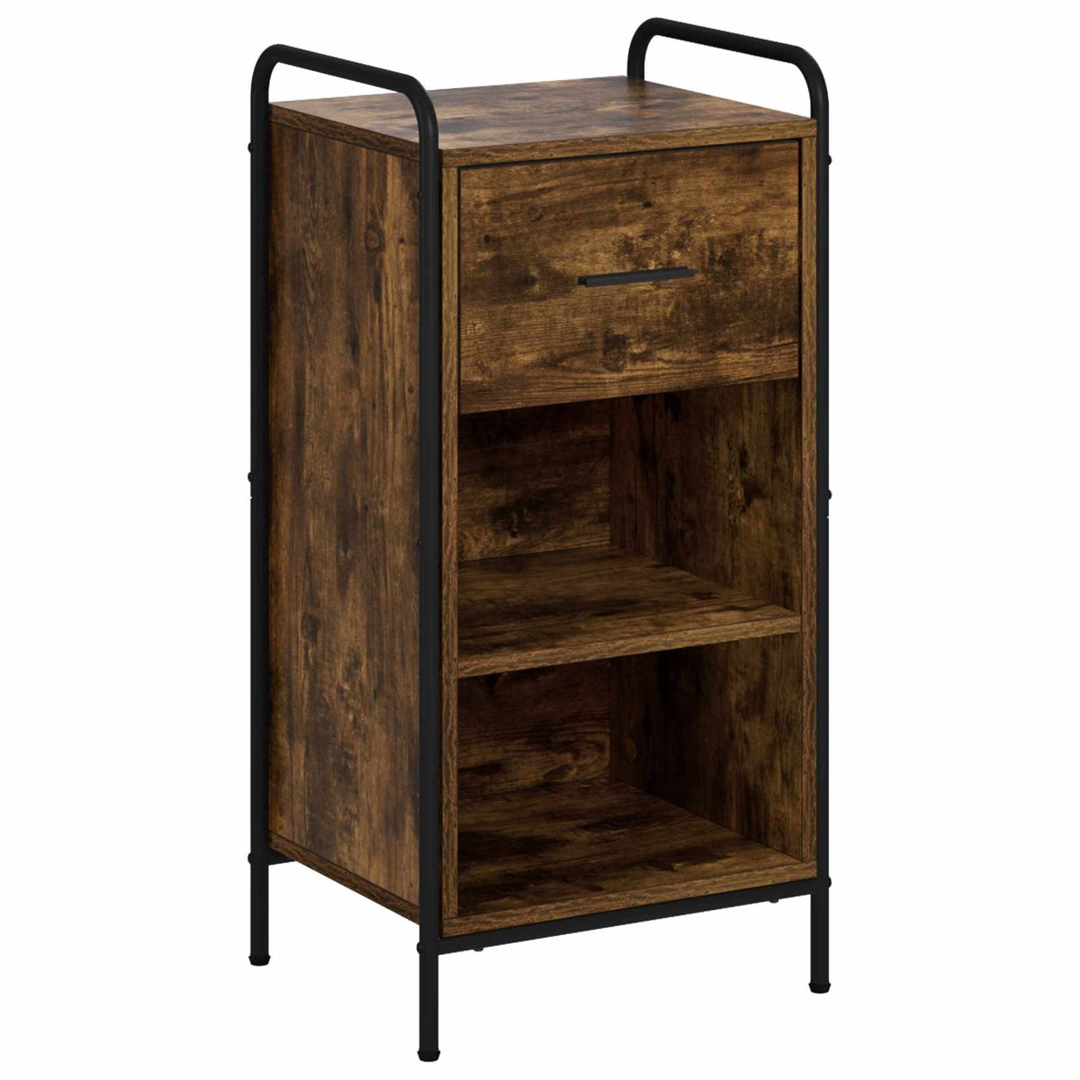 Sideboard Røget eg 97 x 33 x 81 cm Konstrueret træ