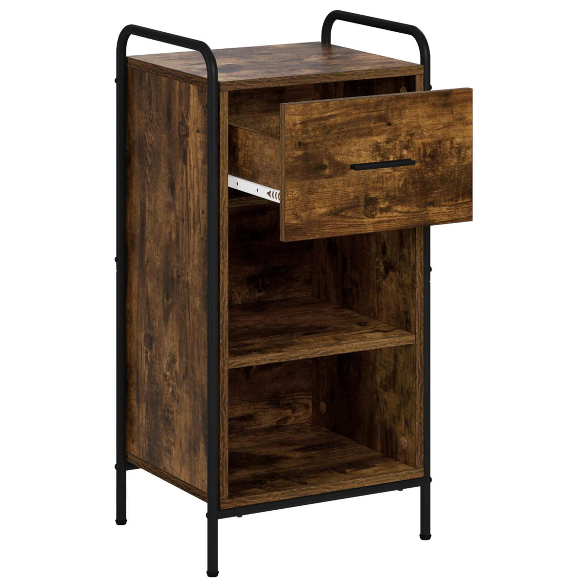 Sideboard Røget eg 97 x 33 x 81 cm Konstrueret træ