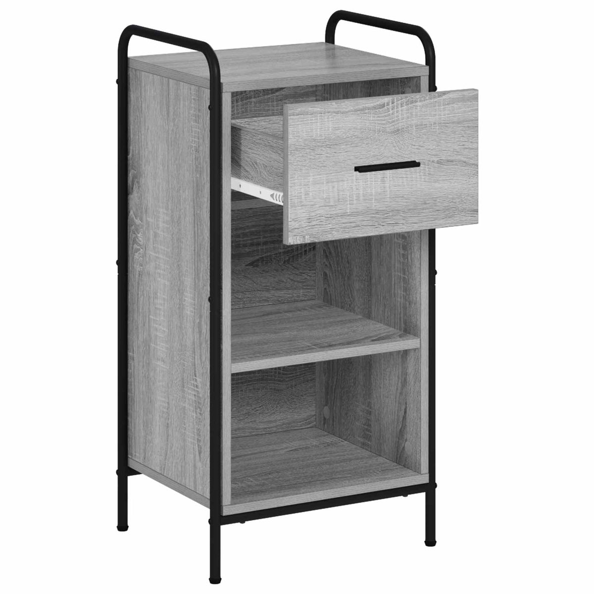 Sideboard Grå Sonoma 97 x 33 x 81 cm Konstrueret træ