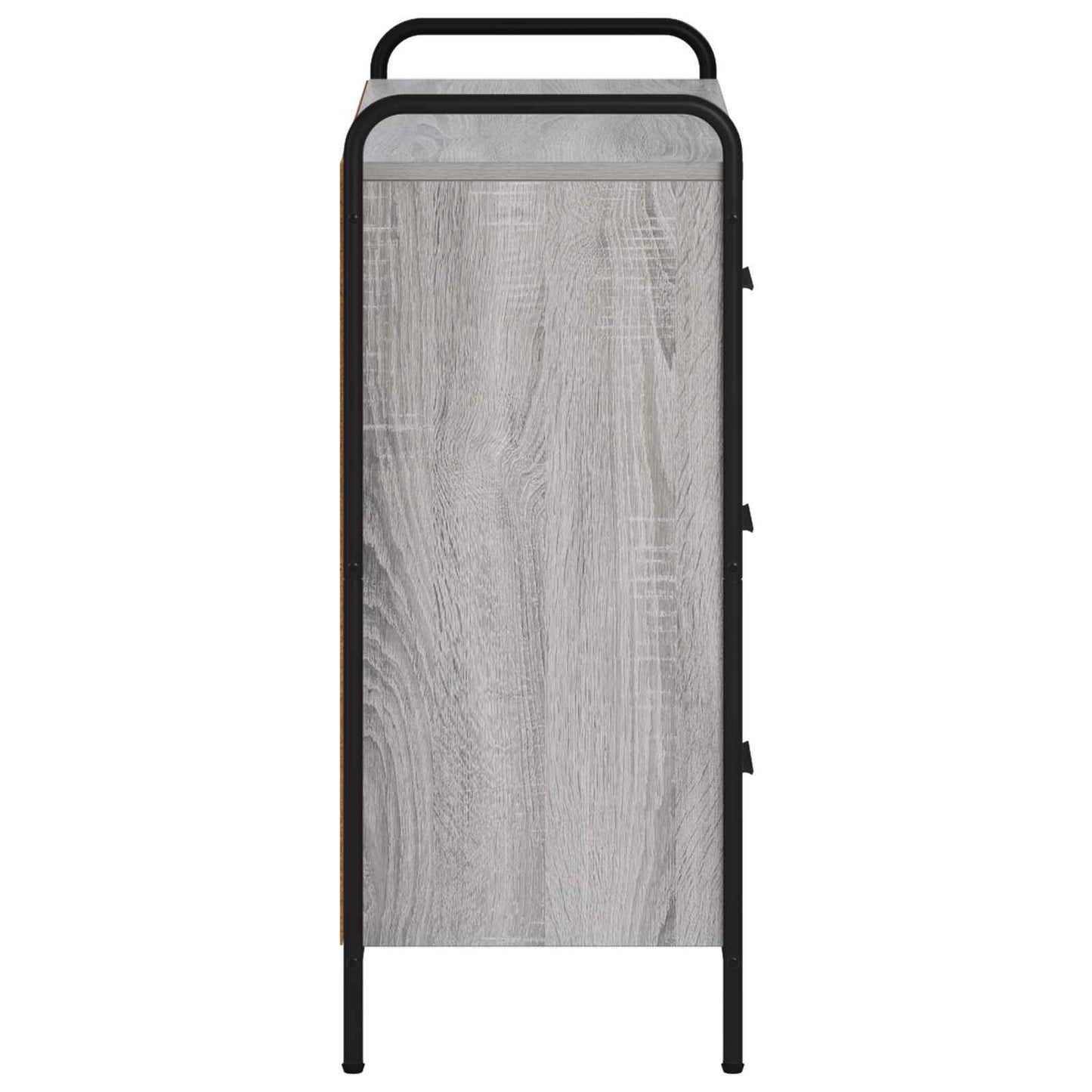 Sideboard Grå Sonoma 97 x 33 x 81 cm Konstrueret træ
