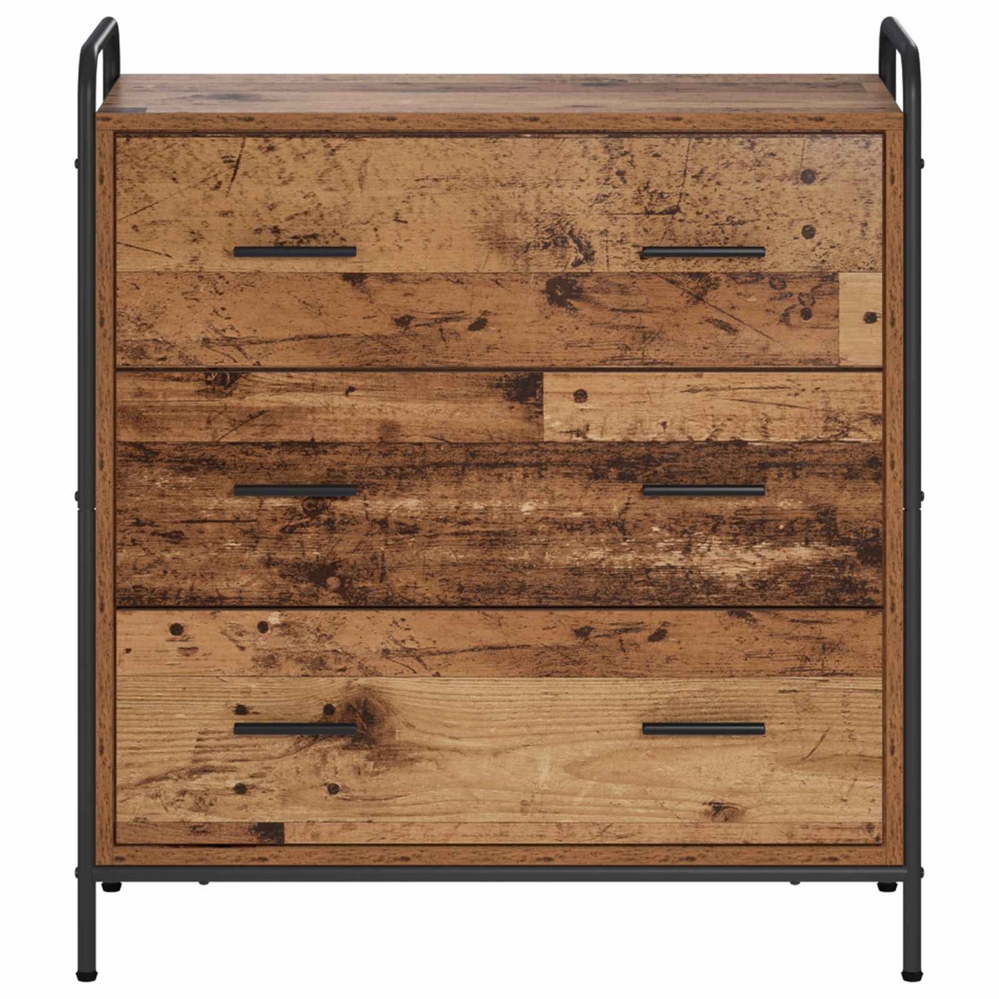 Sideboard Gammelt træ 97 x 33 x 81 cm Konstrueret træ