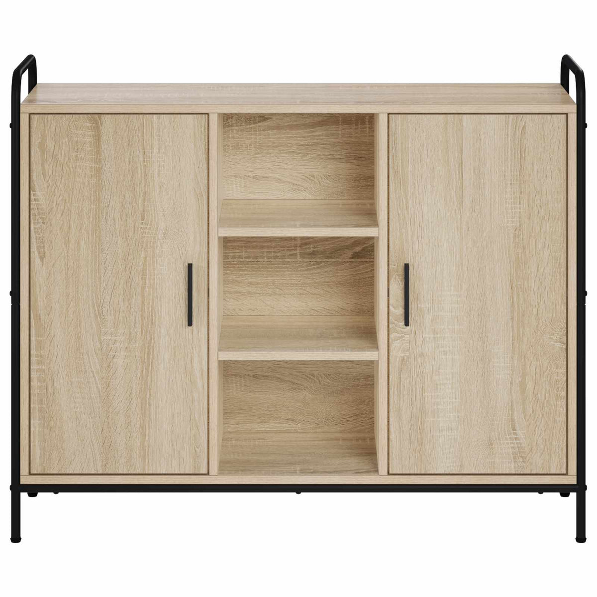 Sideboard Sonoma-eg 97 x 33 x 81 cm Konstrueret træ