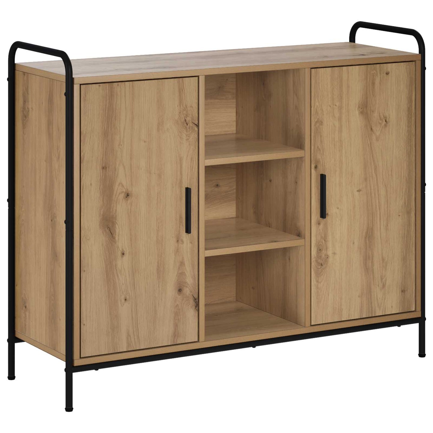 Sideboard Artisan-eg 97 x 33 x 81 cm Konstrueret træ