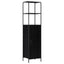Highboard Sort eg 40 x 33 x 161 cm Konstrueret træ