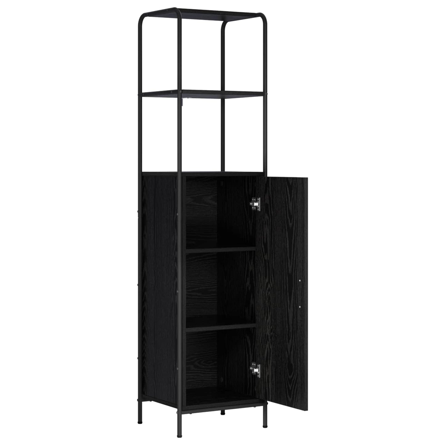 Highboard Sort eg 40 x 33 x 161 cm Konstrueret træ