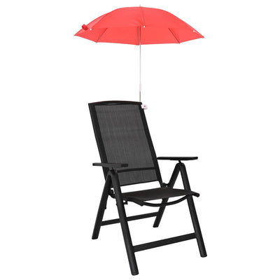 Parasol med klemme Ø 105 x 86 cm 170T polyester 2 stk.