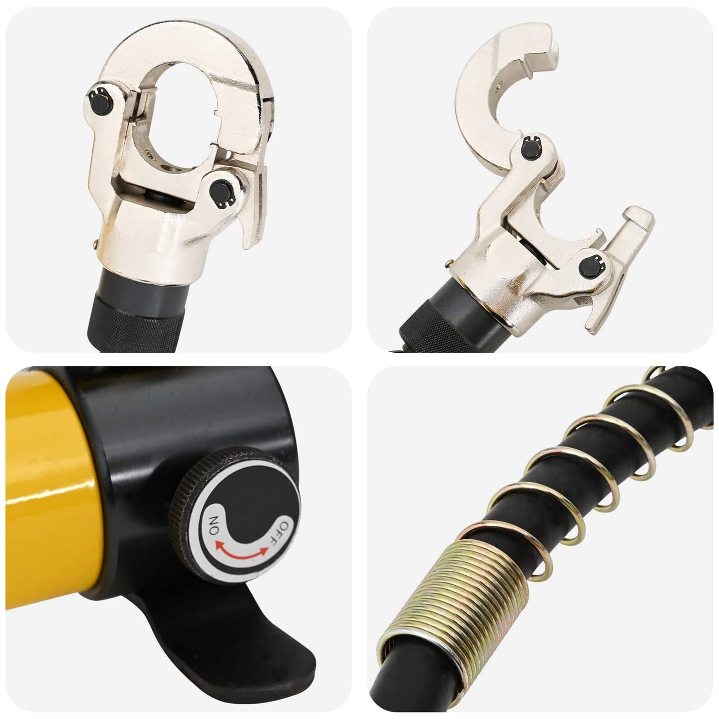 Hydraulisk rørkrimpningsværktøj 60 kN TH16-32 mm V12-28 mm Stål