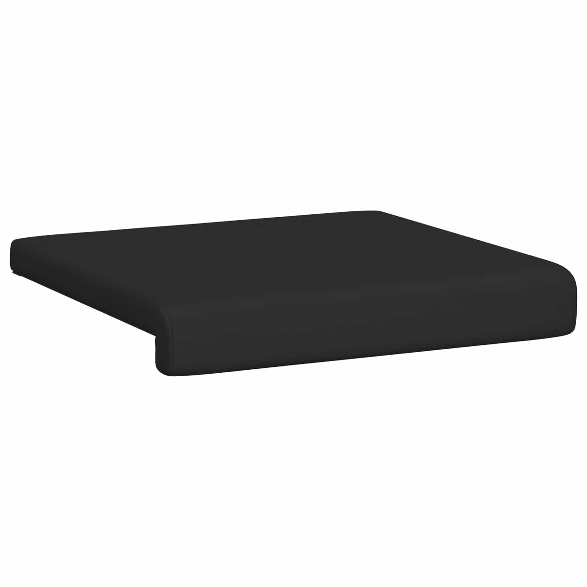 Bænkpude 2 stk. Kunstlæder Sort Dybde 35 cm