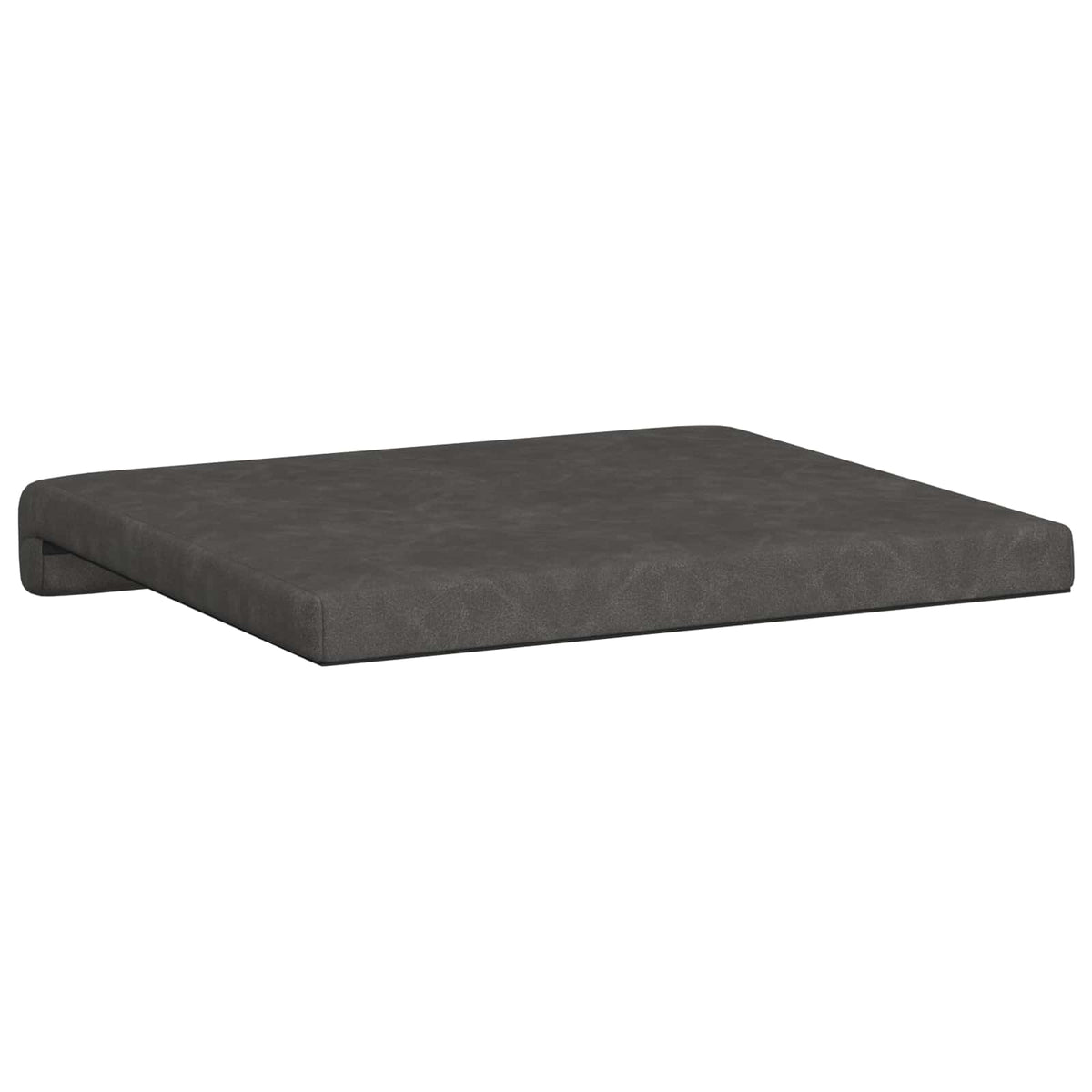 Bænkpude 2 stk. Kunstlæder Sort Dybde 35 cm