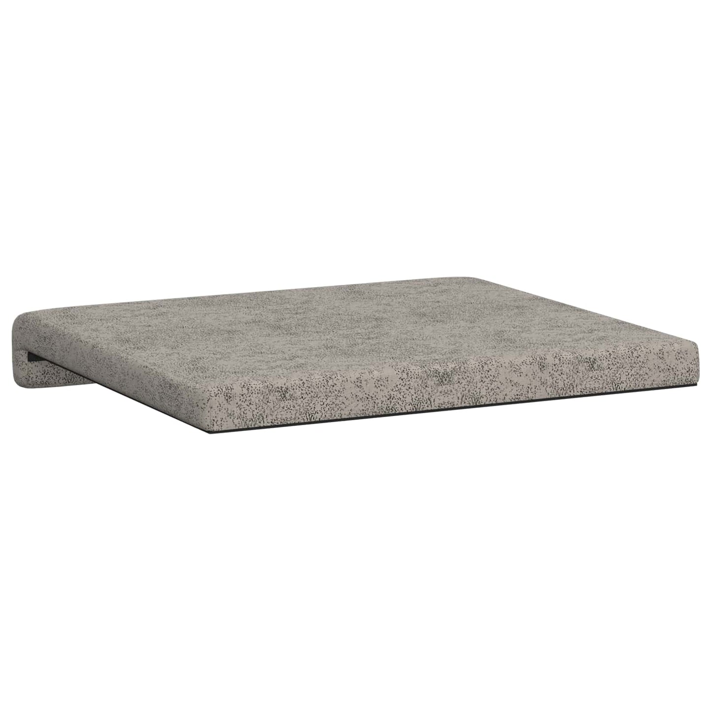 Bænkpude 2 stk. Faux suedestof Lysegrå Dybde 35 cm