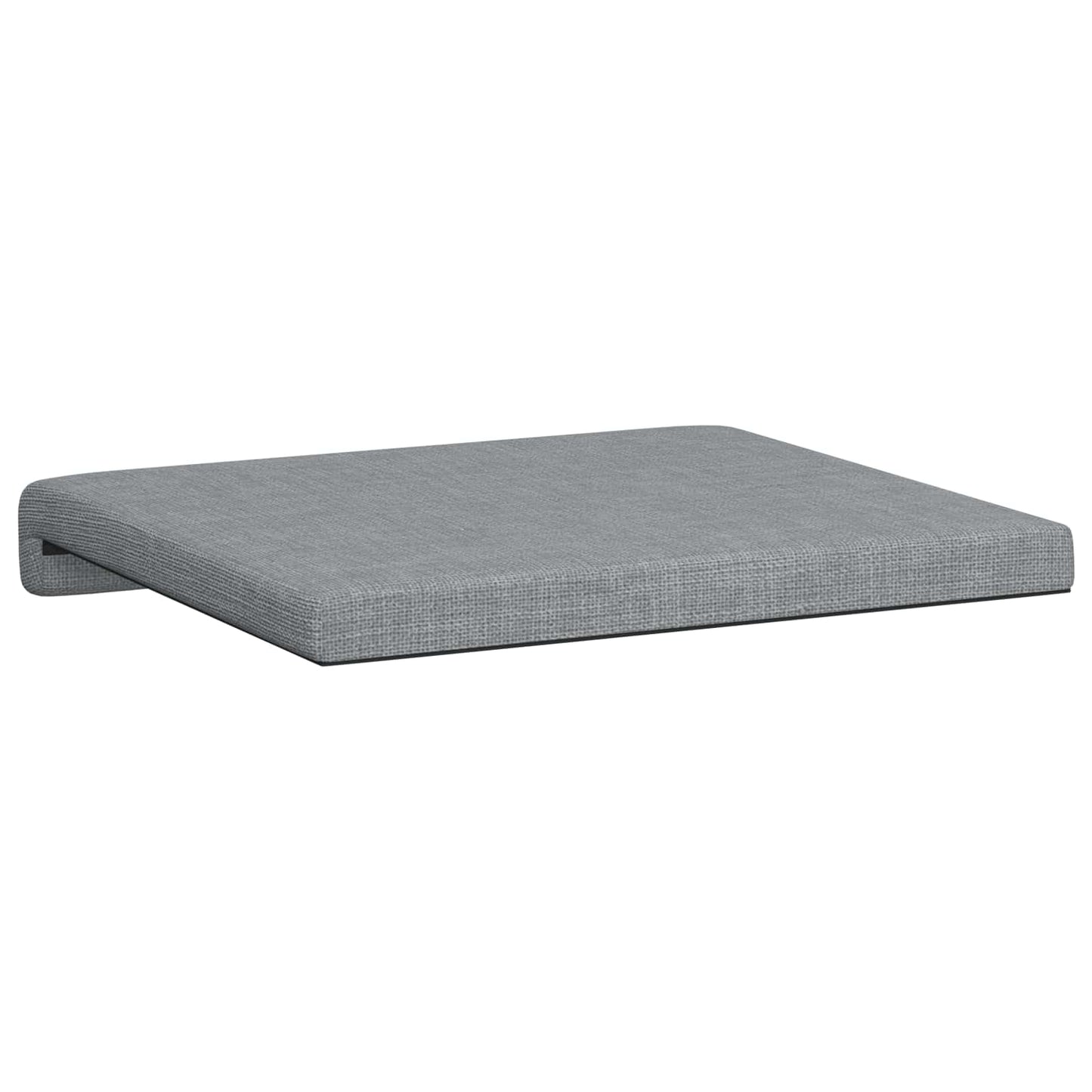 Bænkpude 4 stk. Stof Lysegrå Dybde 35 cm