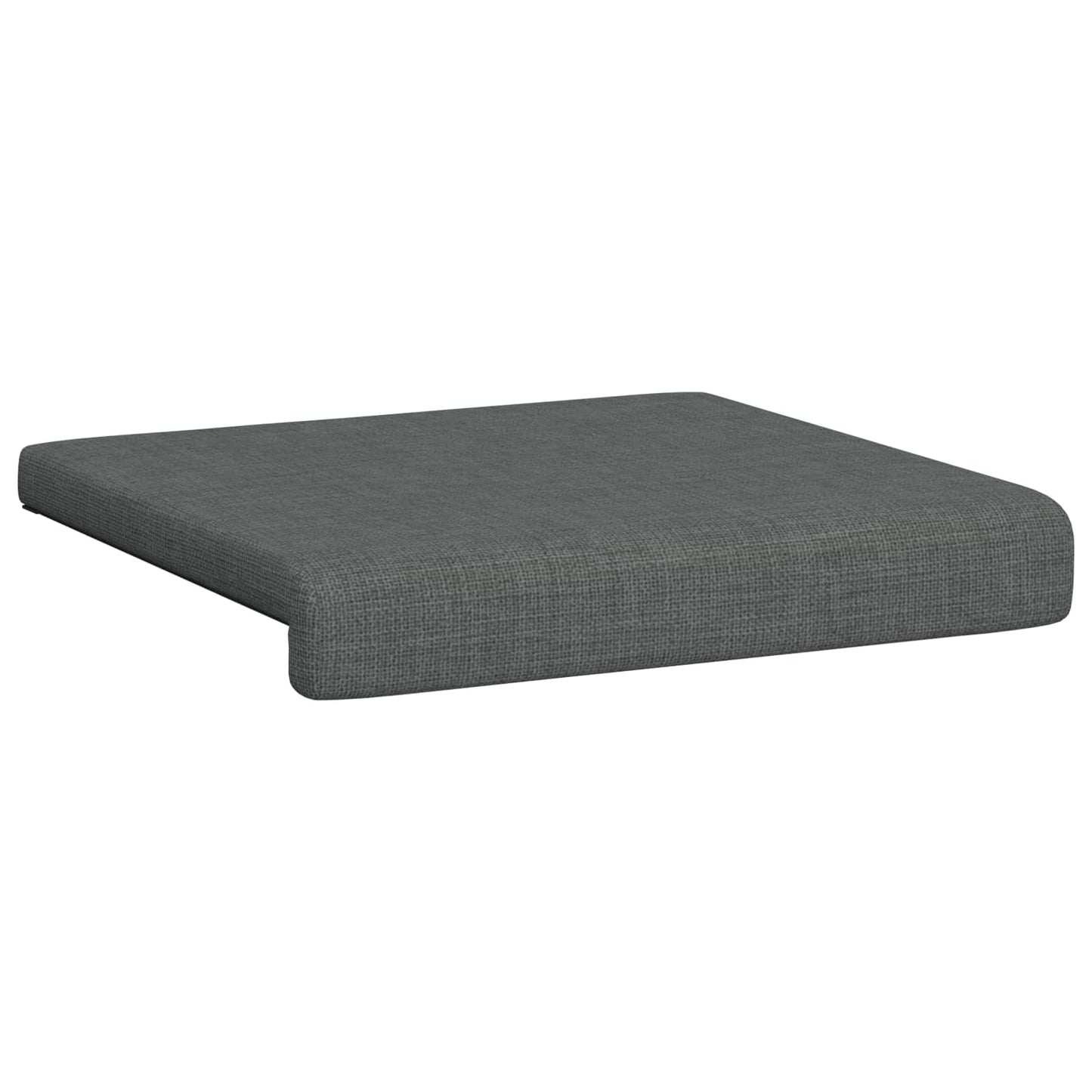 Bænkpude 4 stk. Stof Mørkegrå Dybde 35 cm